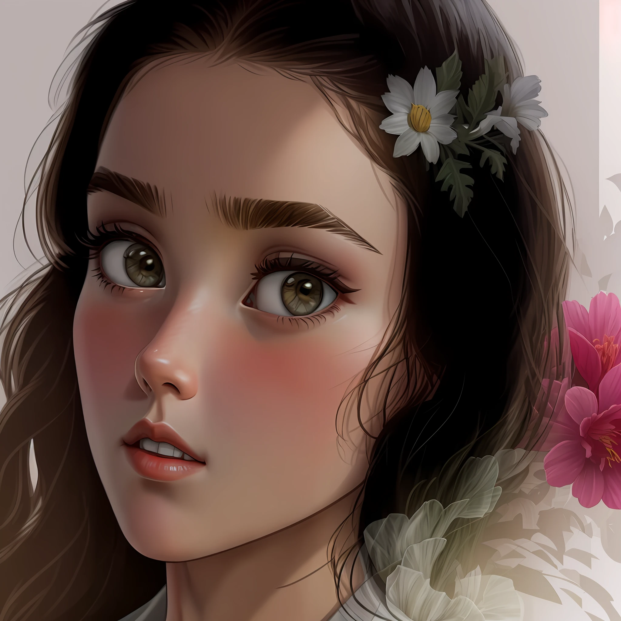 masterpiece, line art of a female character, Florence Pugh shocked expression, detailed country garden background, Art Deco designs,
style by double exposure, no shading, for coloring page, white space, no shadowing,