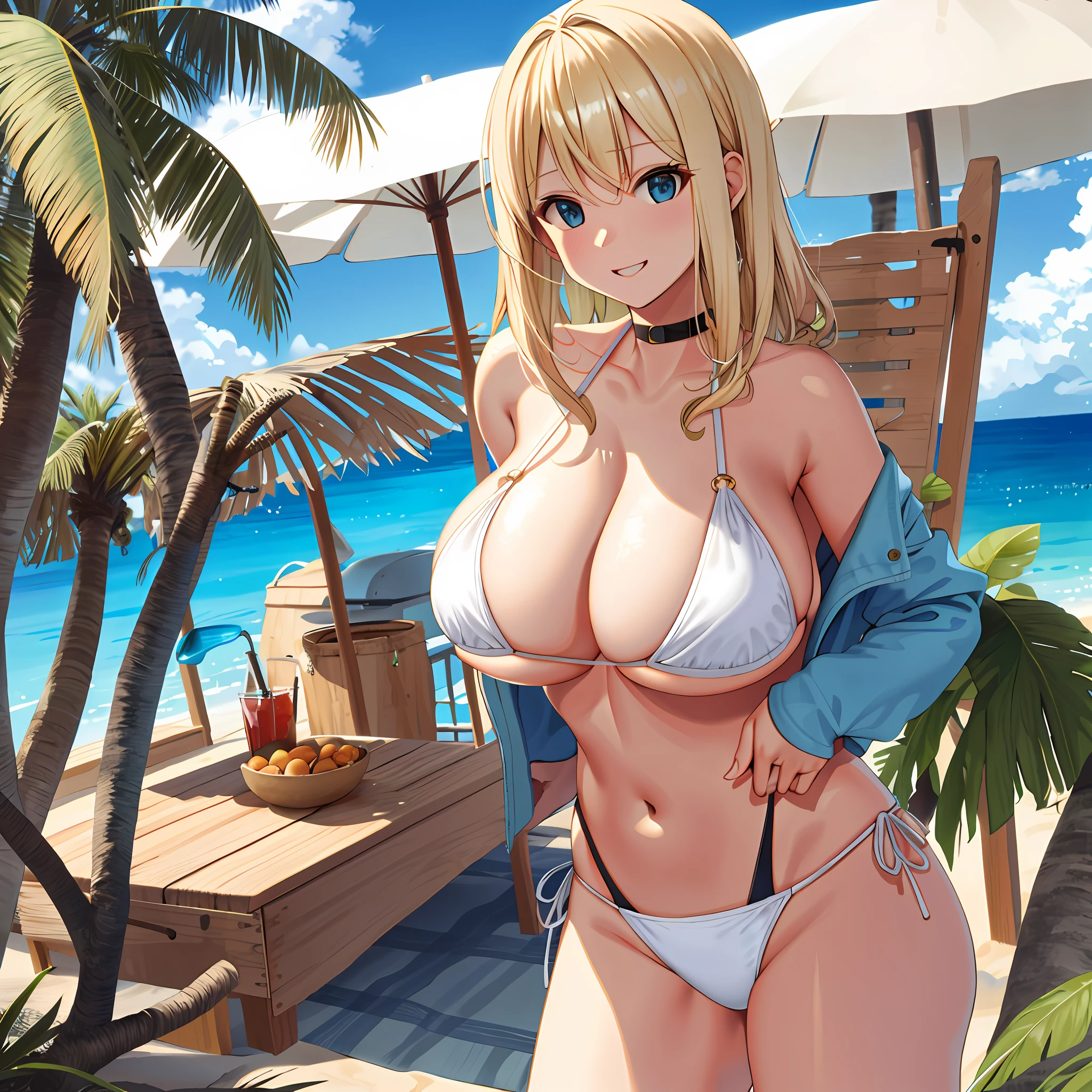 Big Tits Blonde Bikini