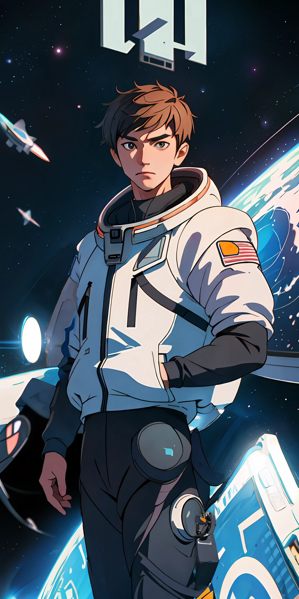 Space station background