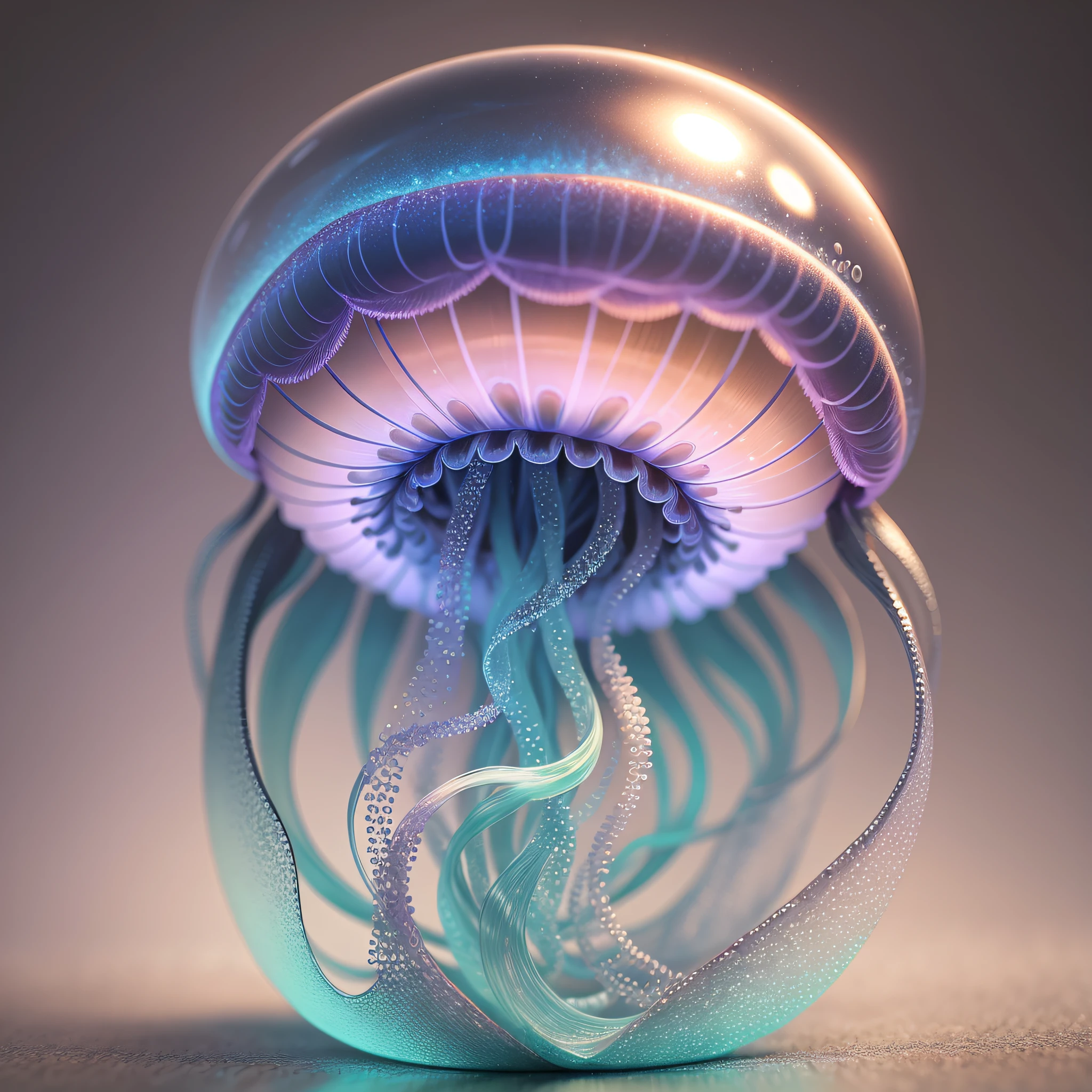Jellyfish hyper realistic empty background --auto --s2