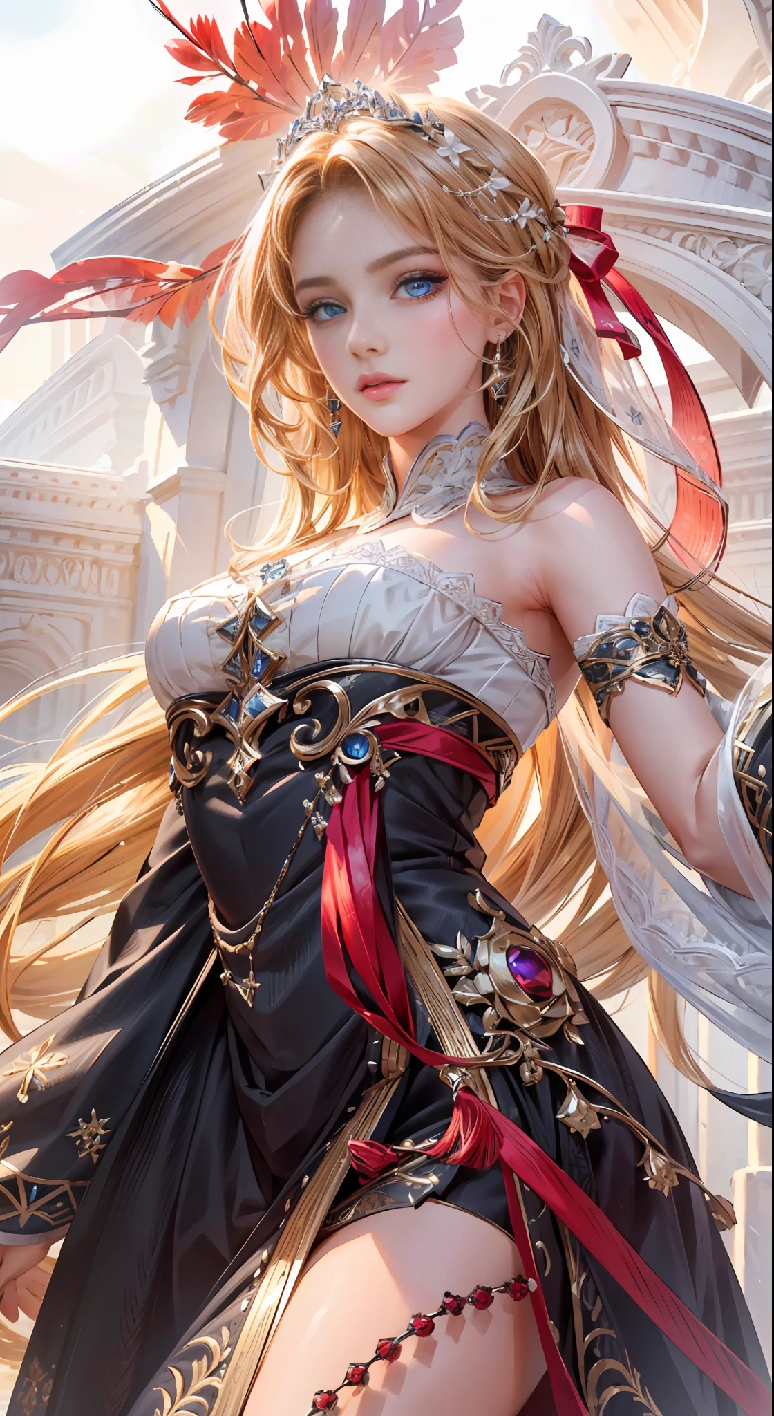 (best quality, high quality, highres, ultra-detailed), ultra realistic, ((gorgeous)), (beautiful detailed face and eyes and hair:1.2), (masterpiece:1.4), perfect eyes, realistic, 8k, professional light, perfect face, beautiful face, beautiful eyes, intricate details, 1girl, looking at viewer, solo, Extremely beautiful, perfect,,