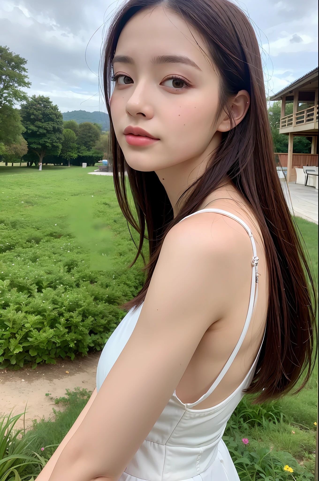 (best quality, masterpiece:1.2), A woman, portrait, outdoors