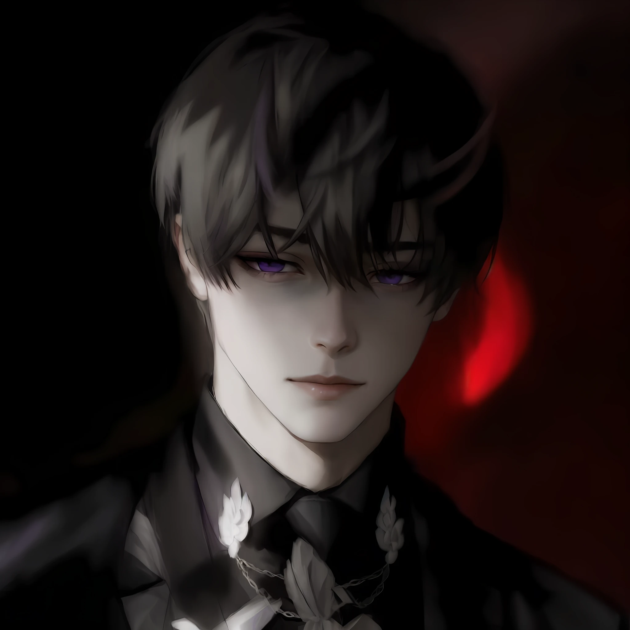 purple eyes