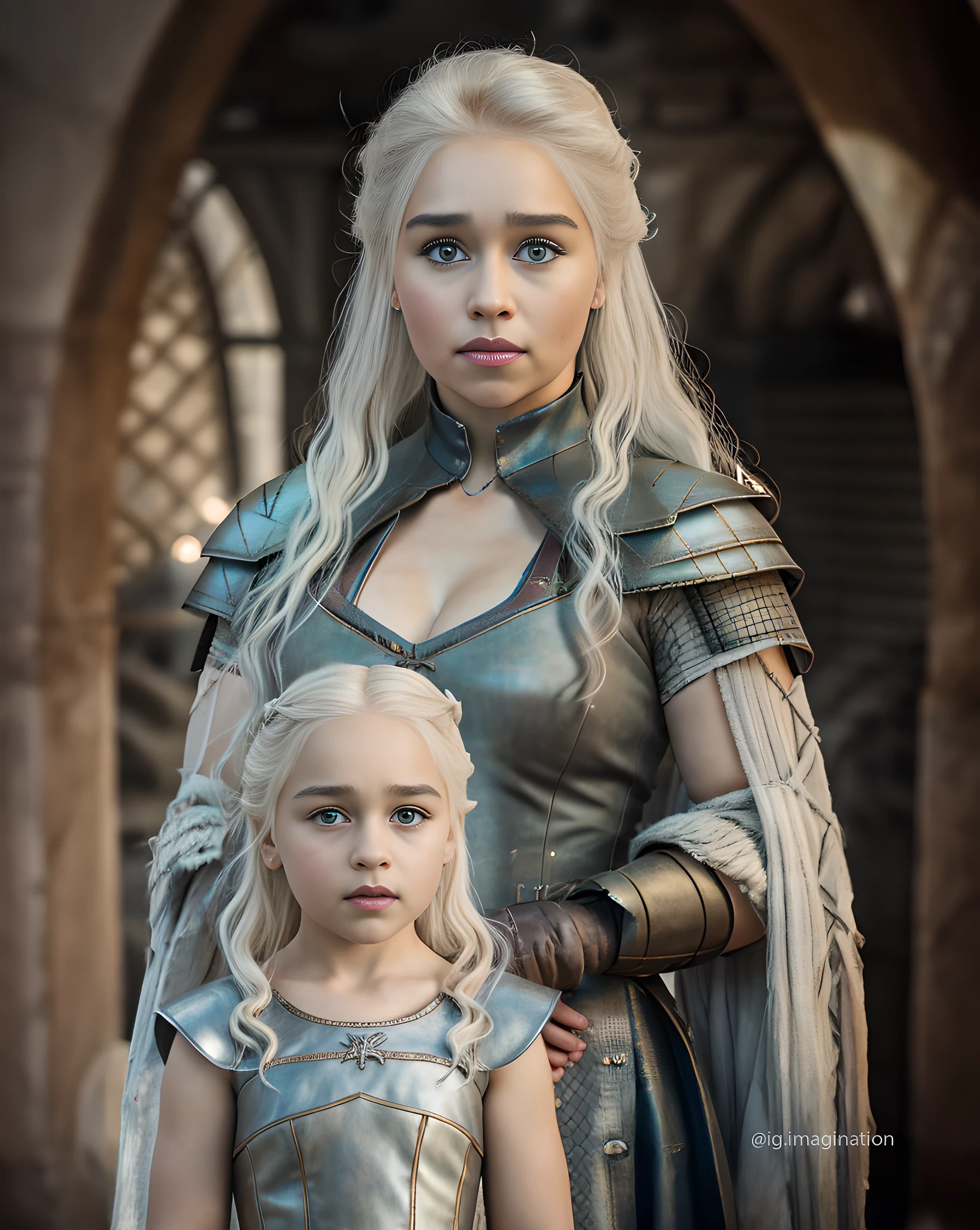 raw fullbody, cute and beautiful ((5 )) childhood photo of [1girl, daenerys targaryen, Emilia Clarke], ((1girl, 5 year olddieval clothing,((half body shot)), realistic proportions, realistic pupils, limited palette, highres, cinematic lighting, 8k resolution, front lit, sunrise, RAW photo, Nikon 85mm, Award Winning, Glamour Photograph, extremely detailed, beautiful Ukrainian, mind-bending, Noth-Yidik, raw fullbody photo of Daenerys Targaryen at age 5 year old, hly deartstation, smooth, sharp focus, 8K,, trending on instagram, trending on tumblr, hdr 4k, 8k