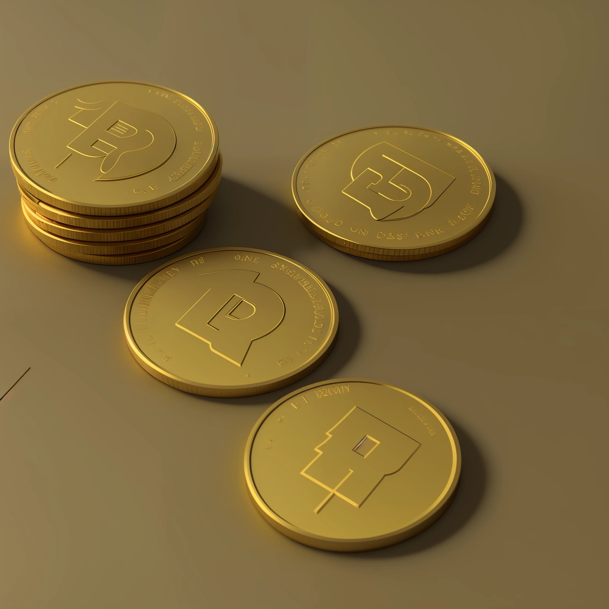 Coin, 3d, cartoon, FLB