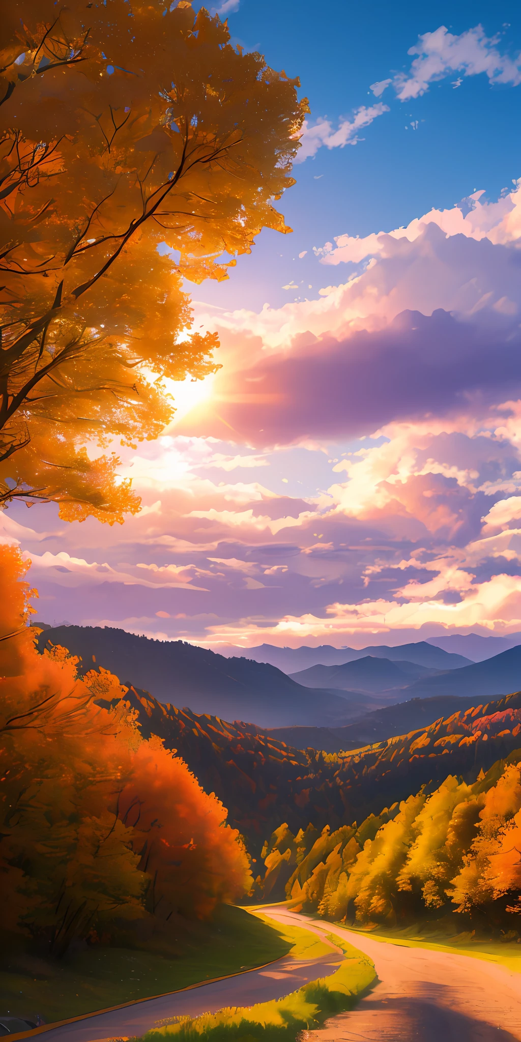 Masterpiece, top quality, high quality, very elaborate CG Unity 8K wallpaper beautiful landscape oil painting, award-winning photography, bokeh, depth of field, HDR, bloom, chromatic aberration, photorealism, high detail, art station, CGSociety trend, elaborate, high detail, dramatic, mid-journey art and masterpiece, highest quality, high quality, very elaborate CG Unity 8K wallpaper Landscape dotted with pink, yellow wildflowers and purple on green hills stretching towards the lush summer horizon, three-dimensional lighting masterpiece, top quality, high quality, highly detailed CG Unity 8K wallpaper. Calm autumn landscape surrounded by trees of golden, fiery red and burnt orange hues. In the fresh air, the sweet smell of fallen leaves and tree smoke wafts in the air. The ground is covered with golden leaves, rustling underfoot. Golden mountains tower in the distance, voluminous lighting and masterpieces, top quality, high quality, highly detailed CG Unity 8K wallpapers Breathtaking winter landscapes covered with golden mantles create a glittering white and gold world. Tall evergreens are tall and proud, their branches are crushed by heavy snow, voluminous lighting and masterpieces. The highest quality, high quality and highly detailed CG Unity 8K wallpapers are vibrant spring landscapes full of new life and colors. Gentle hills covered with green carpet dotted with delicate wildflowers in shades of pink, purple and yellow with three-dimensional lighting