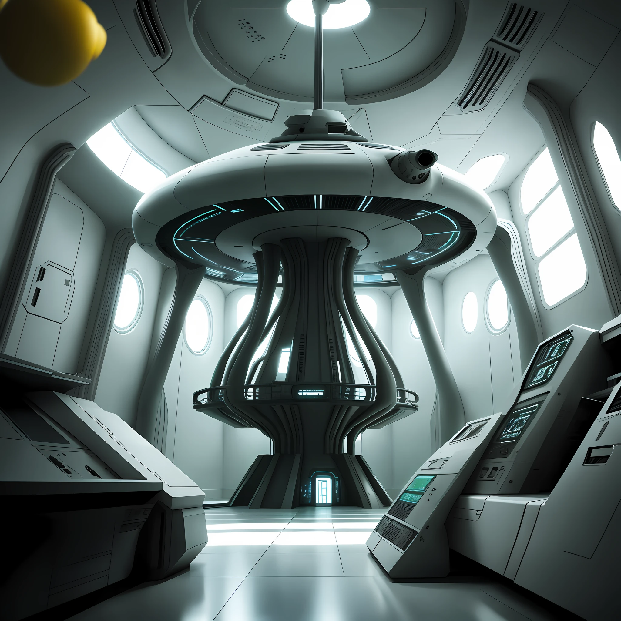 Interior of an alien ship