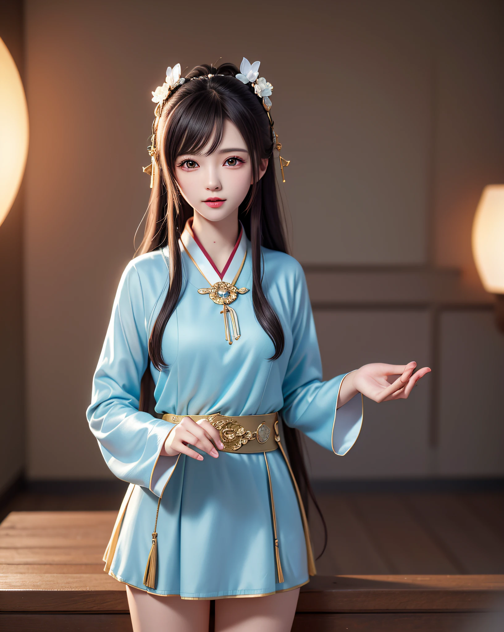 (8k, RAW photo:1.2), best quality, ultra high res,dramatic angle,(fluttered detailed color splashs), (illustration),(((1 girl))),(long hair),(rain:0.9), (头饰:1.4),少女身边有一座古宫,汉服,(重点),彩色水墨画,(泼彩),泼彩,(((colorful))),(素描:0.8) , Masterpiece, best quality, beautiful painted, highly detailed,(denoising:0.6),[splash ink],((ink refraction)), (beautiful detailed sky),moon,highly,detaild,(masterpiece, best quality, extremely detailed） CG unity 8k壁纸，杰作，最好的质量，超详细），（石蒜），