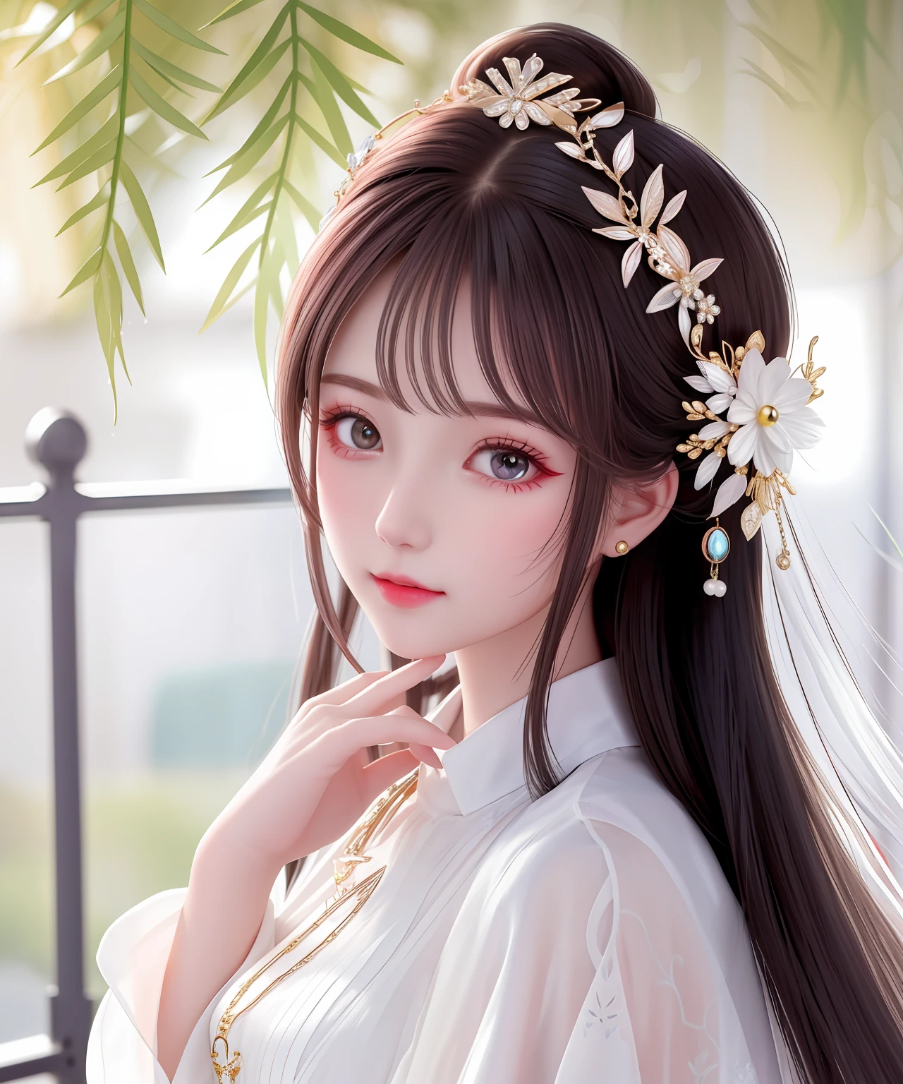 I am a hair accessories manufacturer, please help me design a hair accessory that is in line with the current trend, and is beautiful, fashionable and generous.