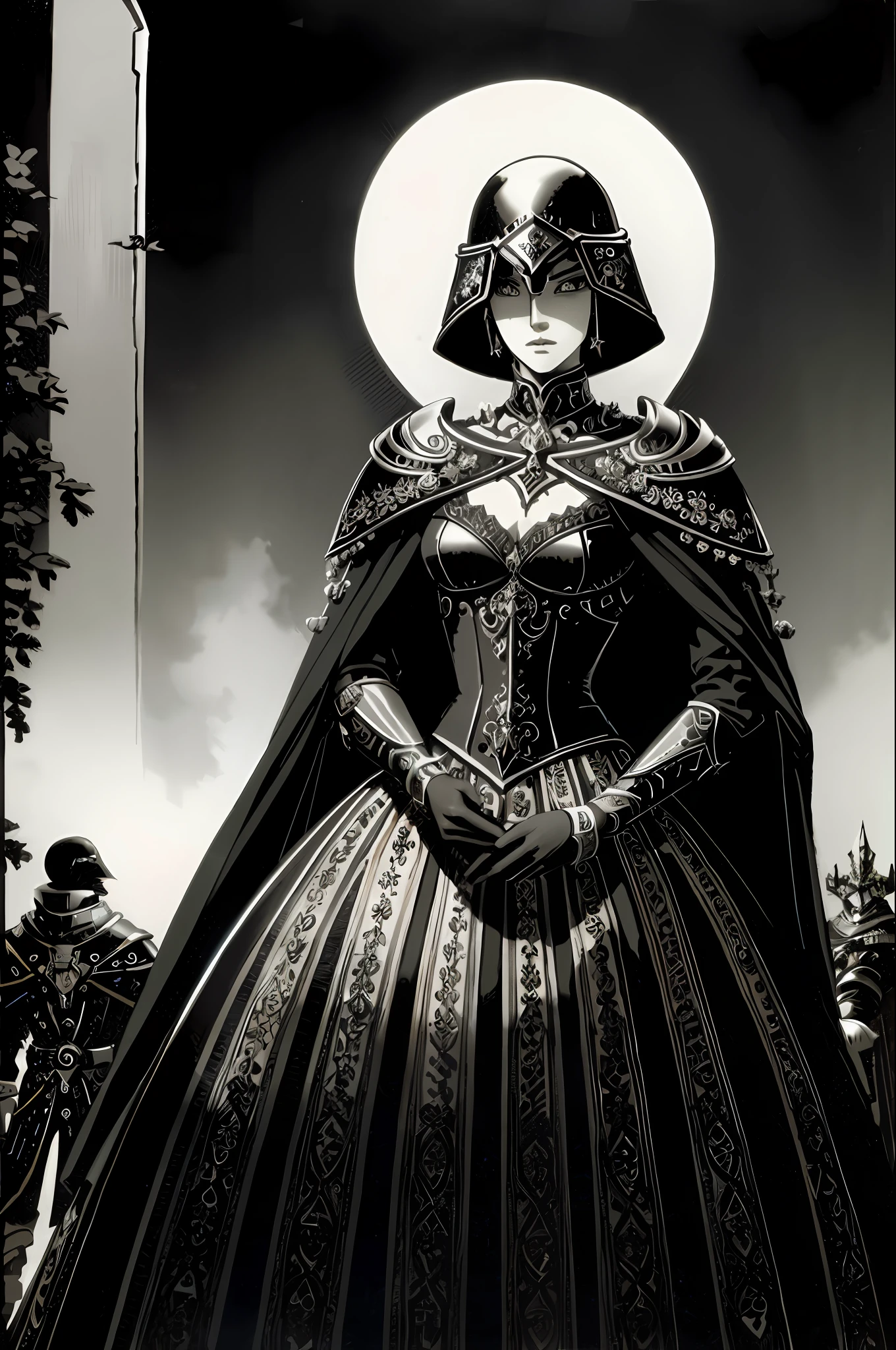 Close-up, Enigmatic, Martian knight fashion, poster-like, transcendent allure, Enchanted, Knightcore fashion, arcane atmosphere
best quality, high quality, absurdres, masterpiece, beautiful, intricate details,