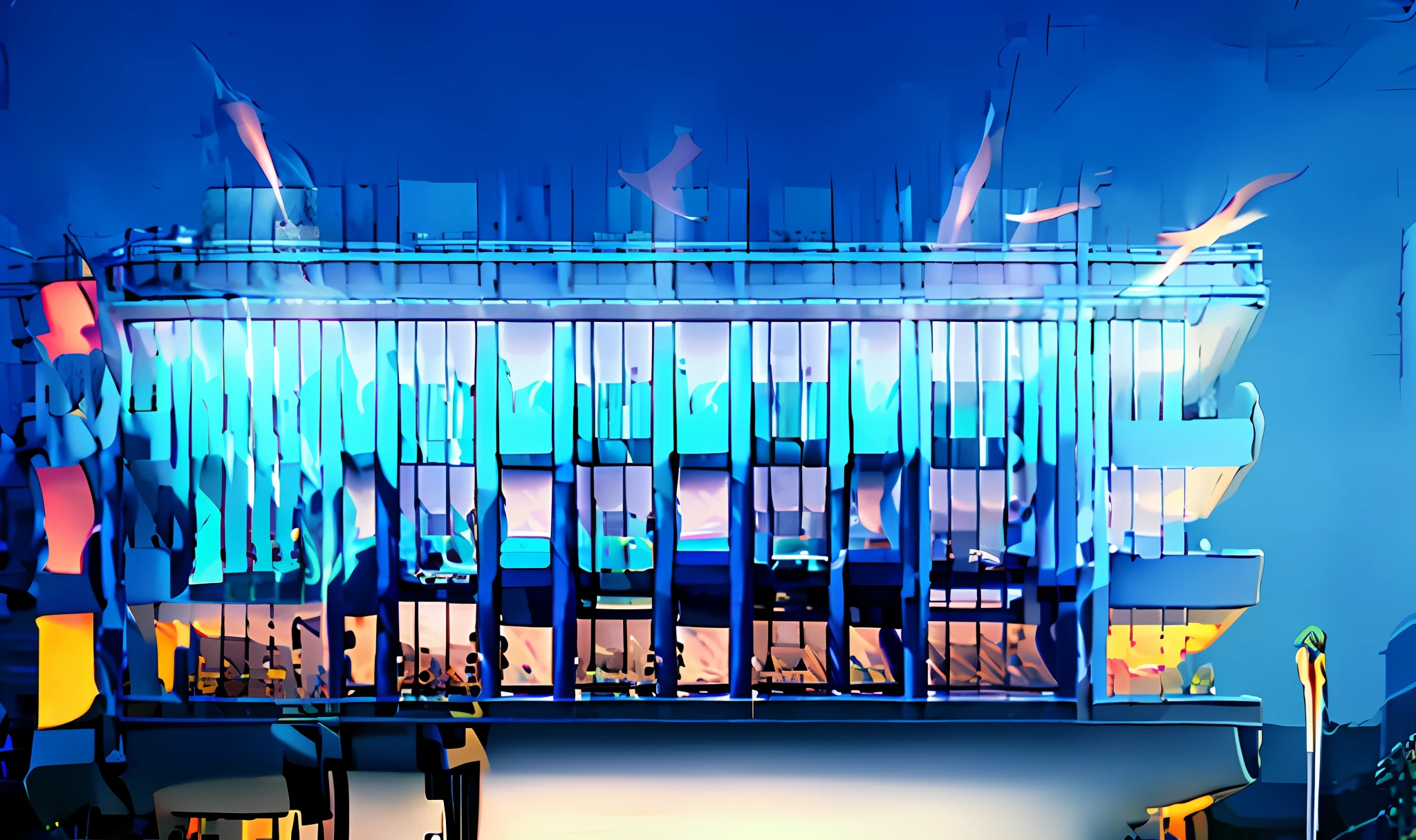 Premium, floodlight, pyrotechnics