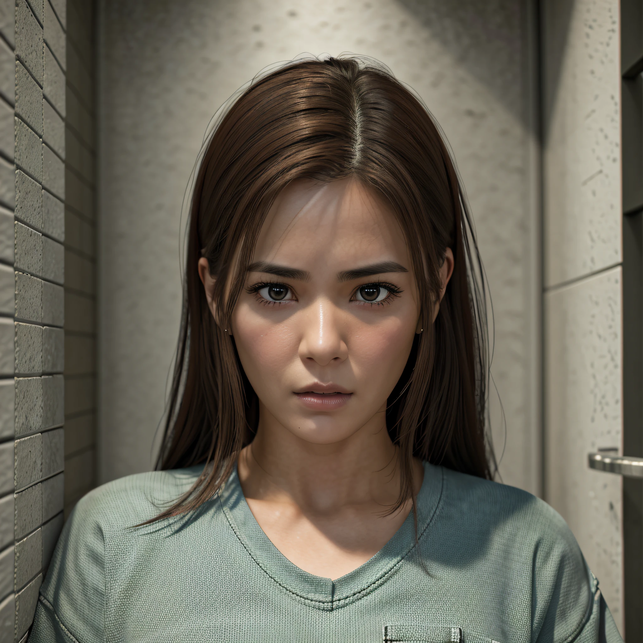 ultra-realistic inmate woman --auto --s2