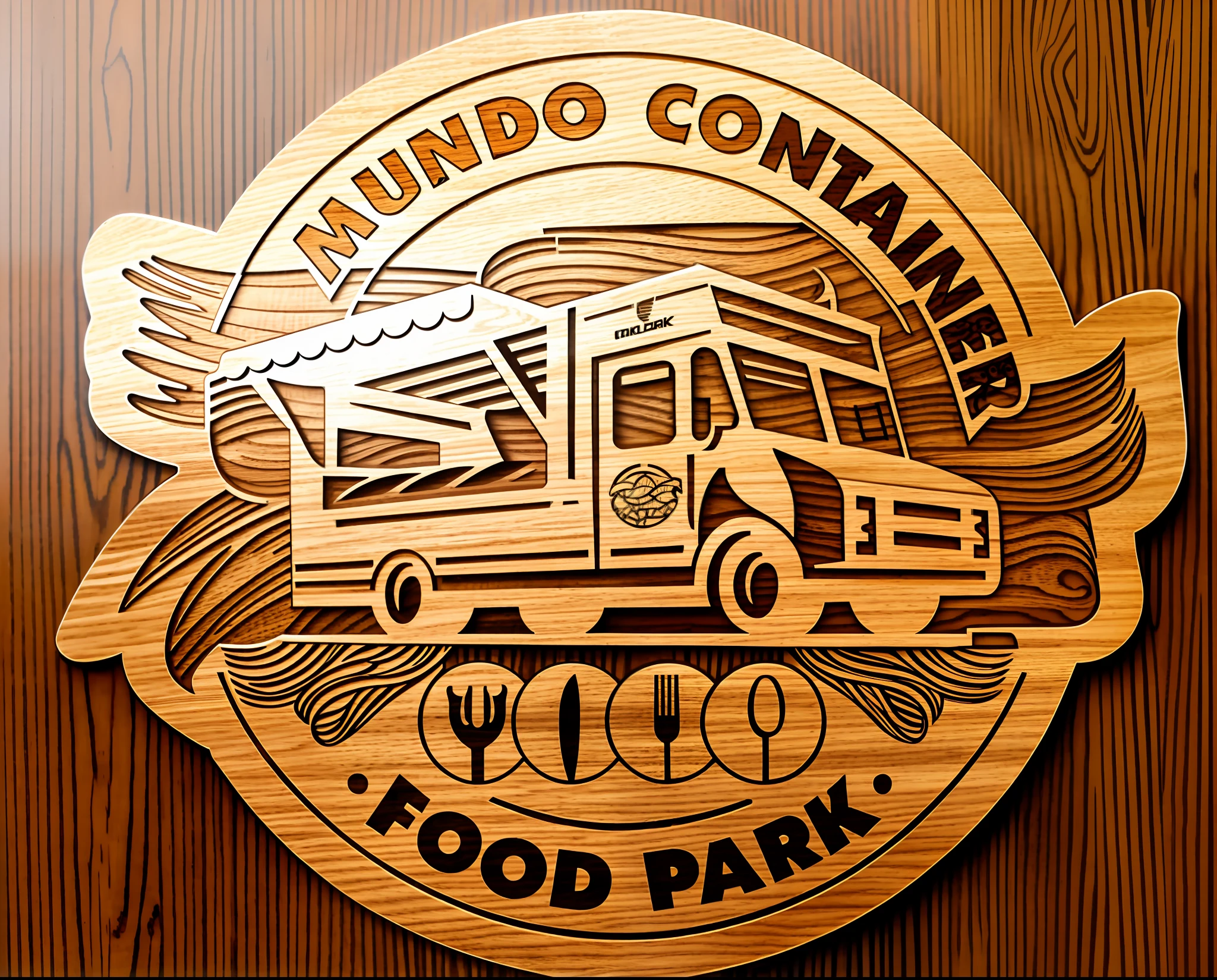 Oak wood logo