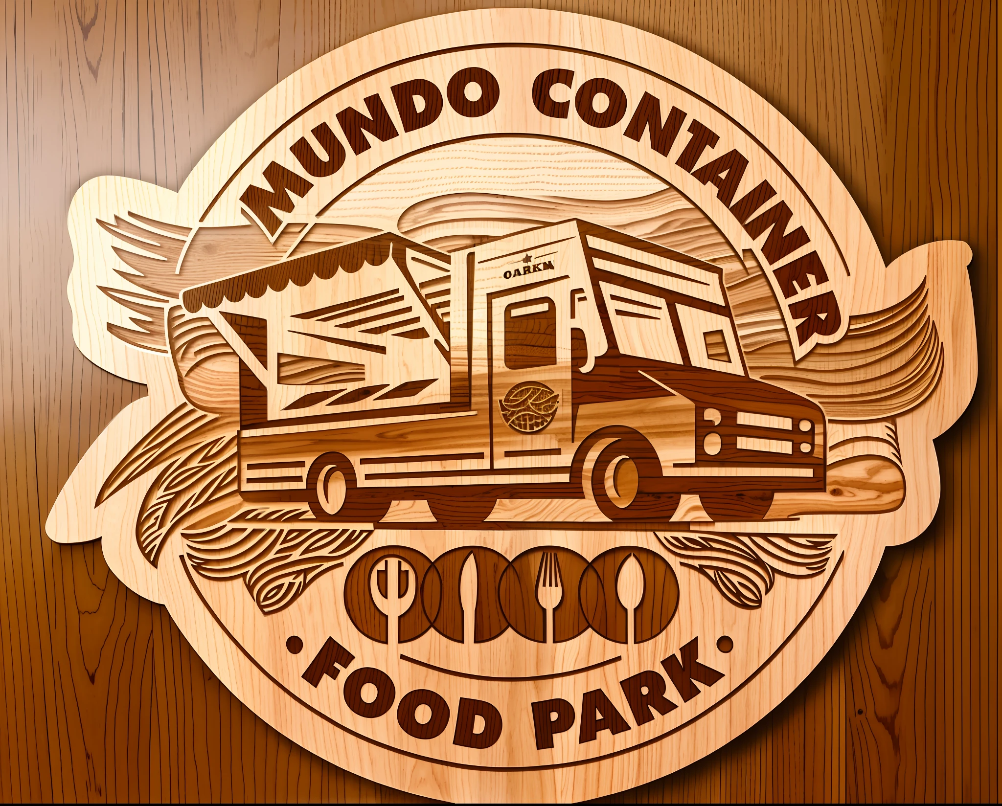 Oak wood logo