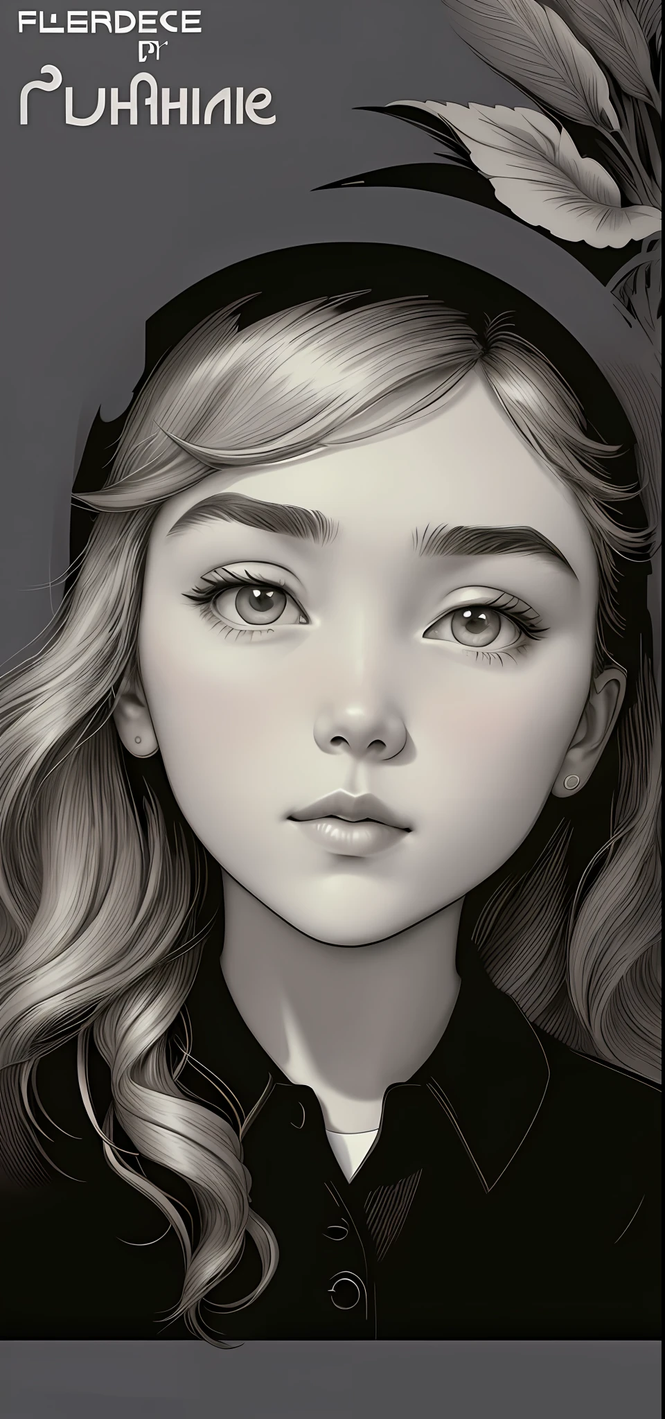 masterpiece, line art of a female character, Florence Pugh shocked expression, detailed country garden background, Art Deco designs,
style by double exposure, no shading, for coloring page, white space, no shadowing,