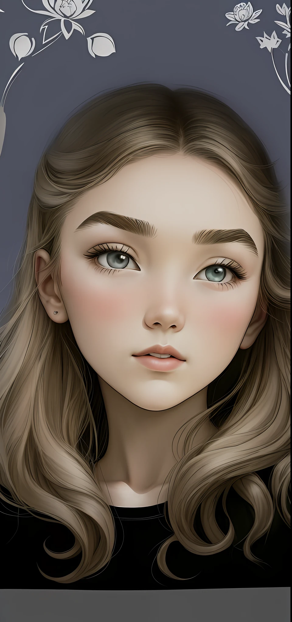 masterpiece, line art of a female character, Florence Pugh shocked expression, detailed country garden background, Art Deco designs,
style by double exposure, no shading, for coloring page, white space, no shadowing,