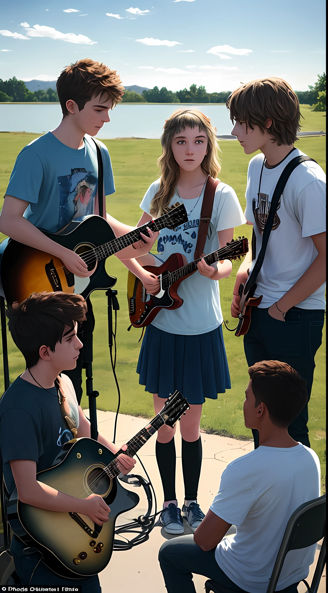 Synopsis:
In a small town, a group of talented young people struggle with drug addiction. Lucas, an aspiring musician, leads the quest for a drug-free life through music. With the support of their friends, they found a band and began performing in schools, sharing stories of overcoming. Facing personal challenges and social pressures, they find strength in each other to resist temptations. An exciting journey of self-discovery and transformation, showing that it is possible to be young and live away from drugs.