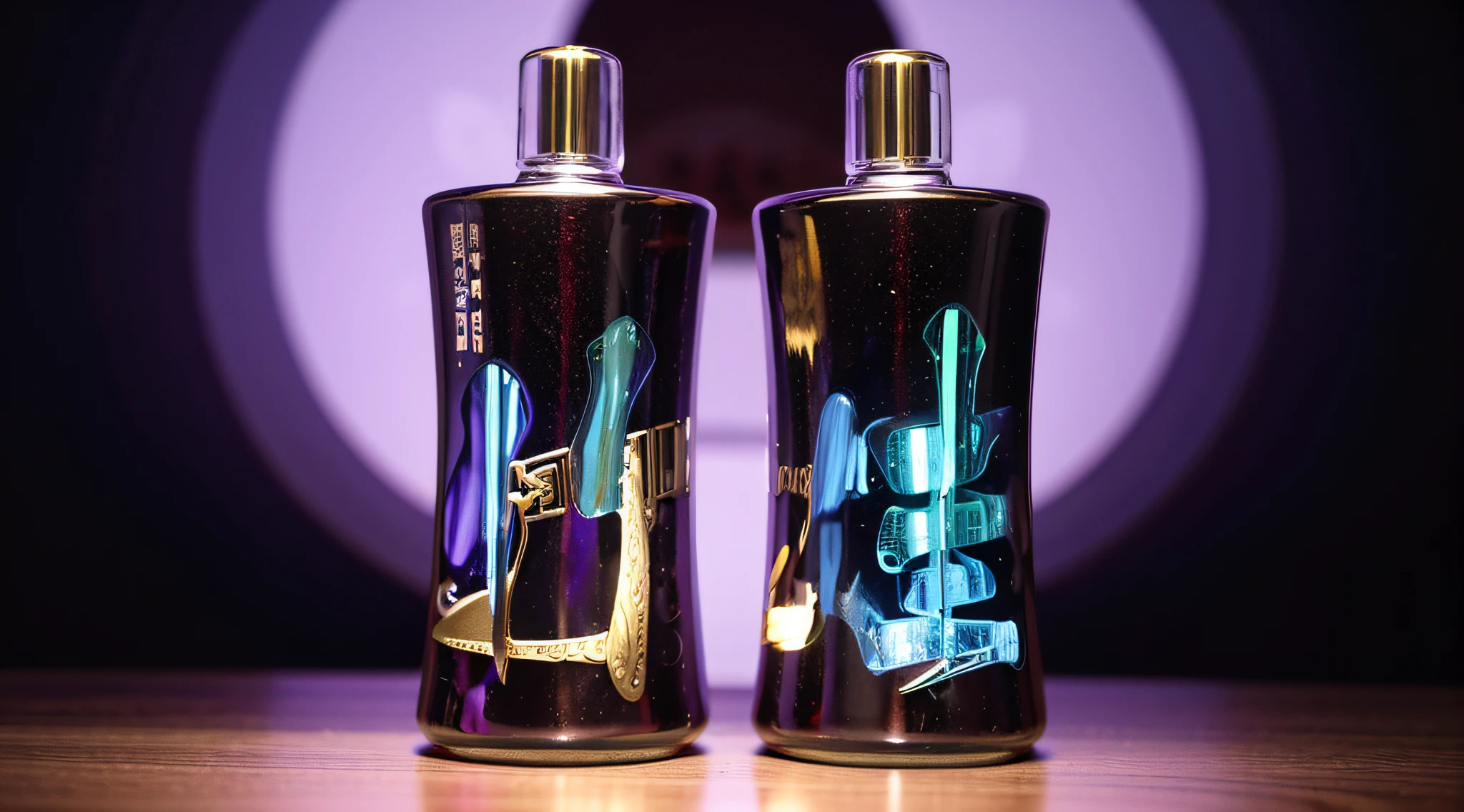 Chinese liquor and purple liquor bottles on table, inspired by Puhua, Product Photography, 4L, Wang Chen, Japanese Collection Products, Product Introduction Photos, Commercial Product Photography, Packaging Design, Daoshu, Inspired by Dongyuan, Inspired by Guo Chun, Inspired by Cui Bai, Pictures, Product Photos, Miniature Product Photos