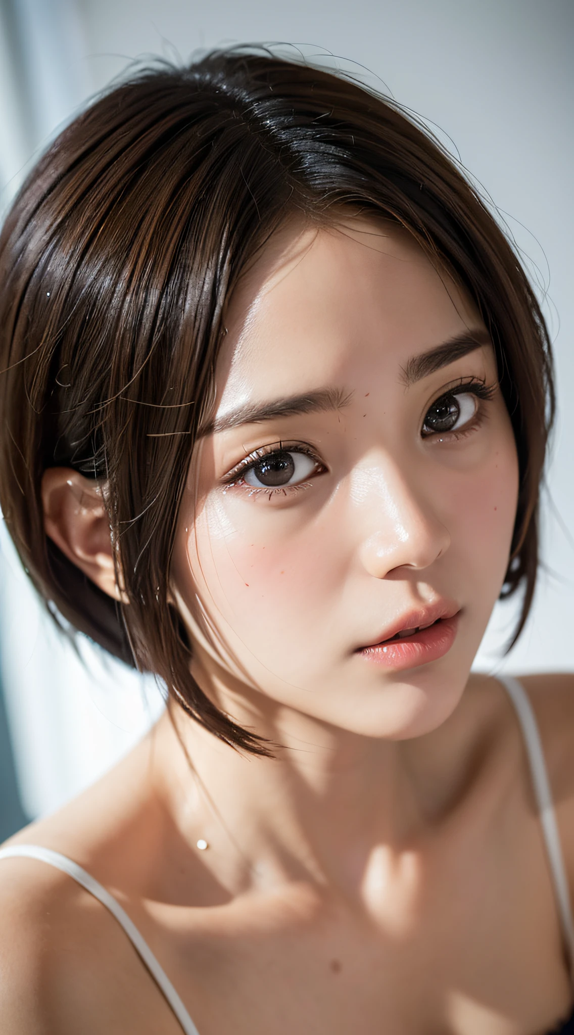 (Lagos:1.5), close up, masterpiece, best quality, raw photo, photorealistic, face, incredibly absurdres, beautiful girl, cute, short hair, depth of field, highres, ultra-detailed, finely detail, extremely detailed, extremely detailed eyes and face, sharp pupils, realistic pupils, sharp focus, ccinematic lighting