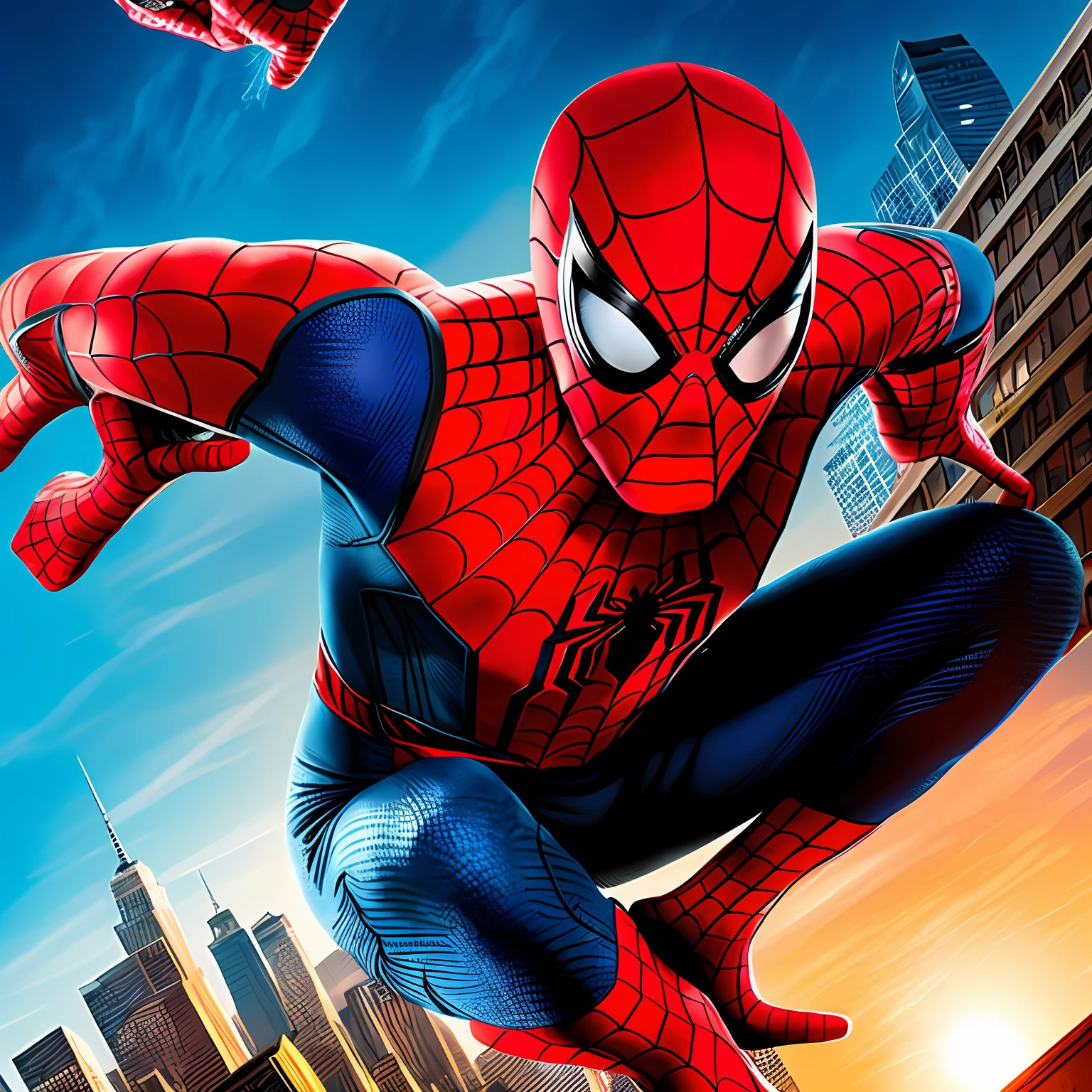 The spider man