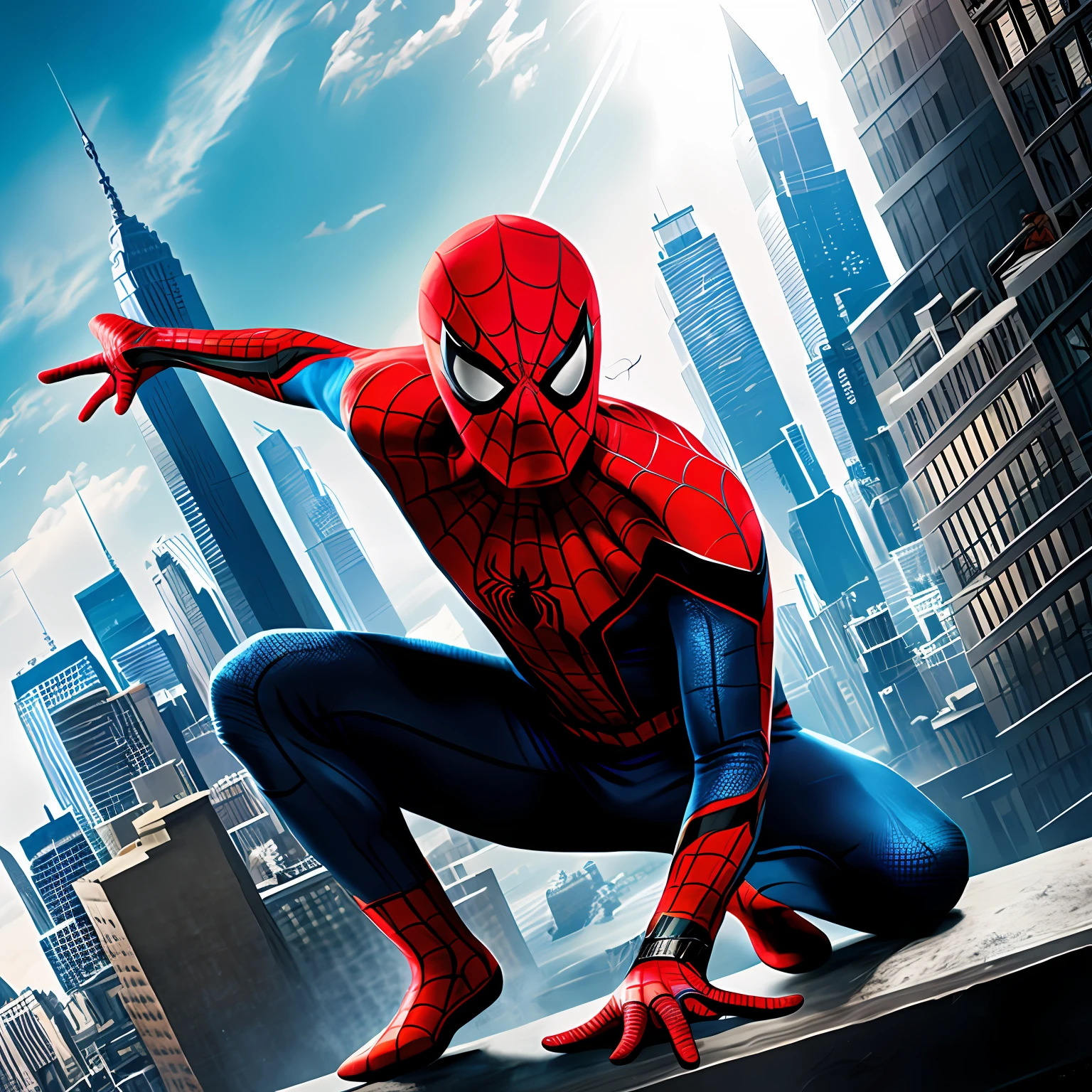 The spider man
