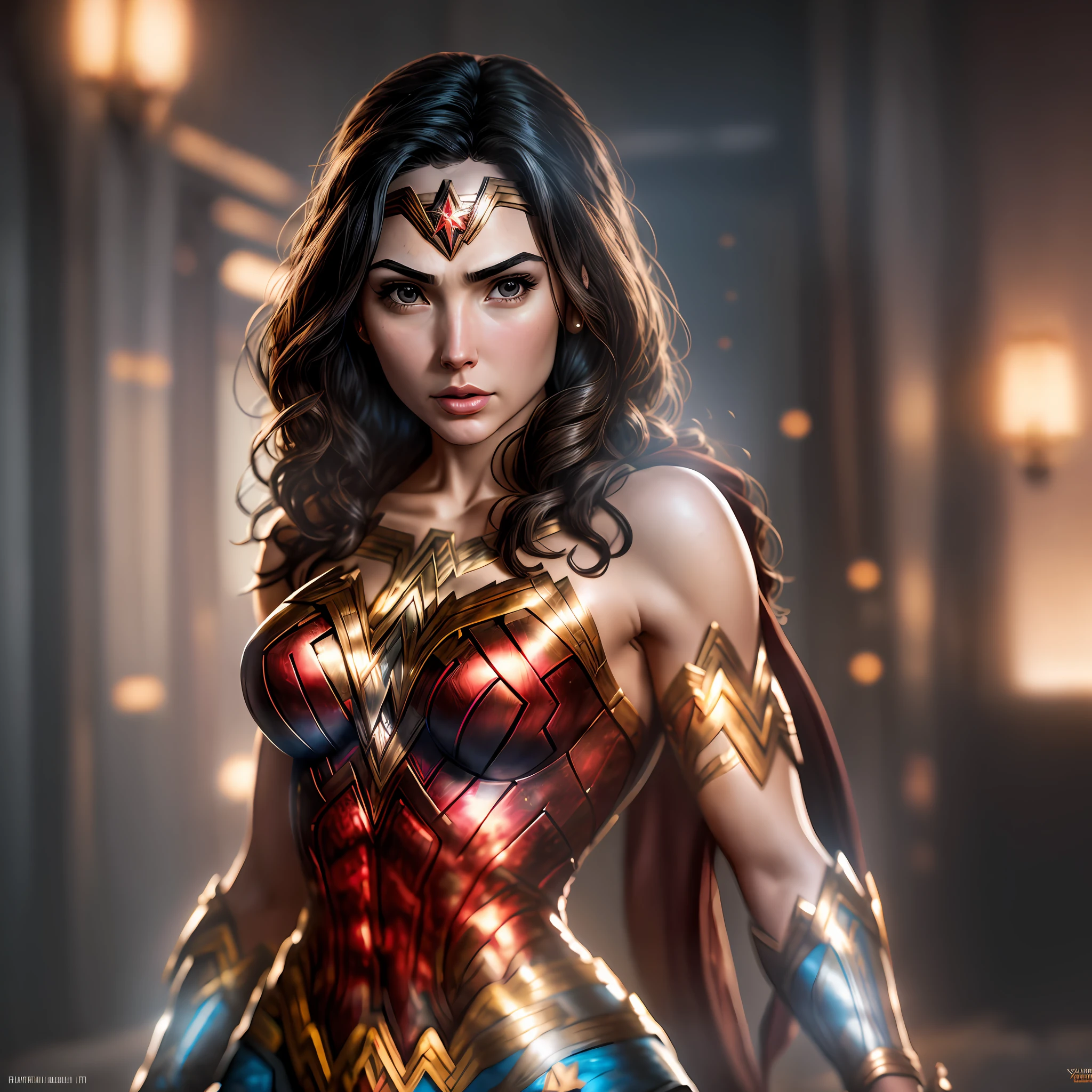 Wonder Woman, Gal Gadot ultra realistic detailed 8k, , Fujifilm XT3, high definition, ultra resolution --auto --s2