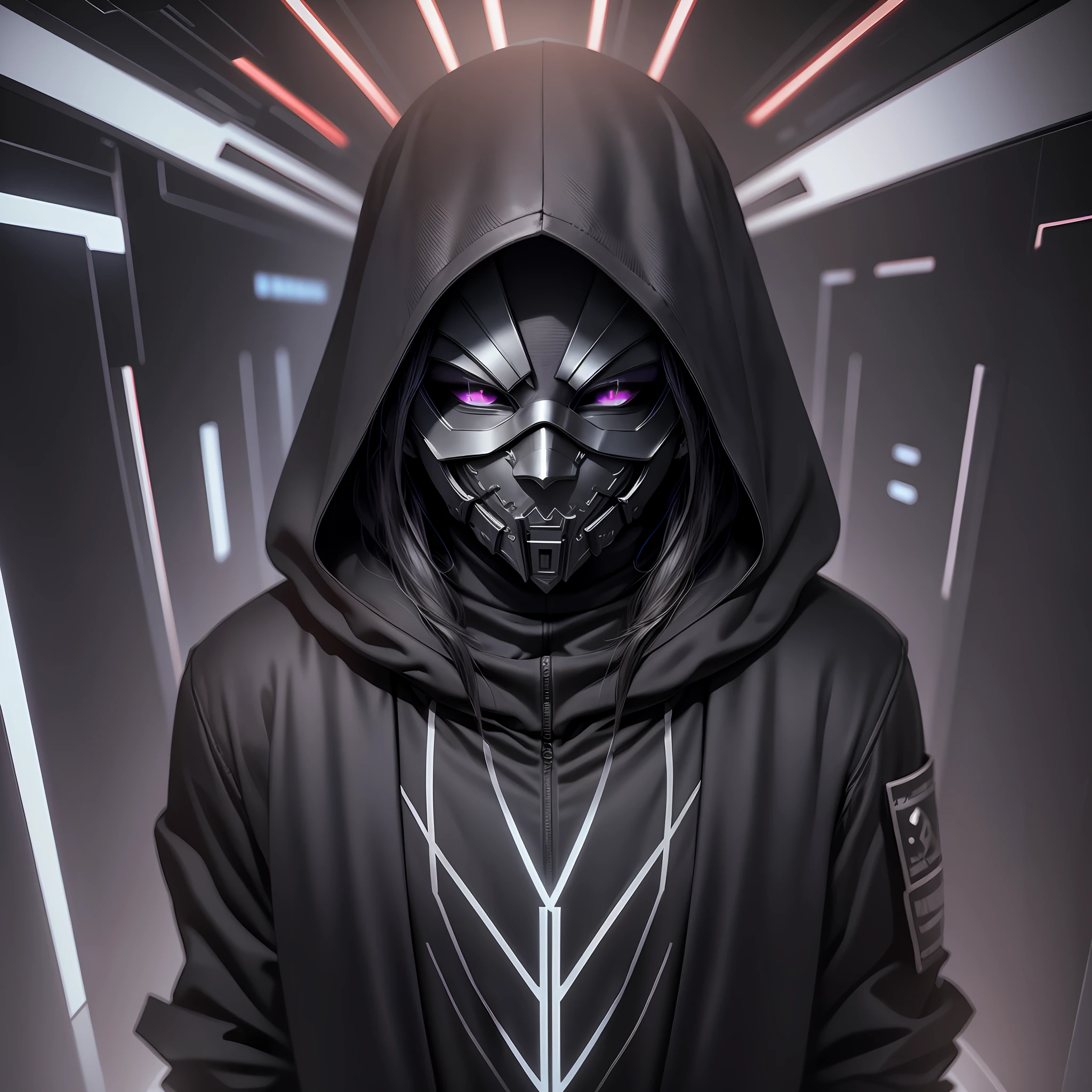 darkness evil hacker,using anonymous mask,dark art, obscure,4k --auto --s2