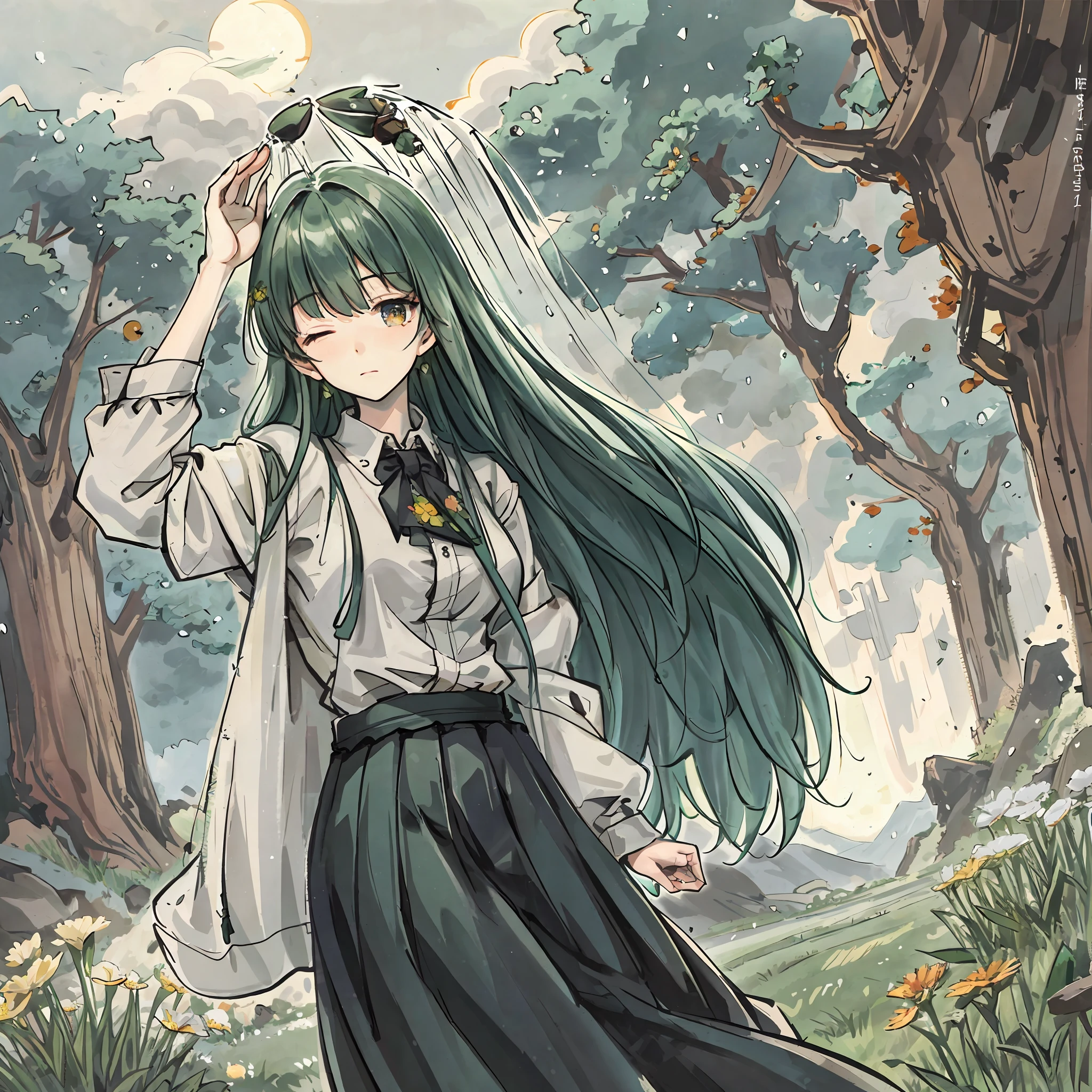 I want to have acres of land in the mountains, plant flowers and grass, plant leisure, drink the autumn moon and watch the cloud dance, and get drunk to listen to the spring breeze and rain.