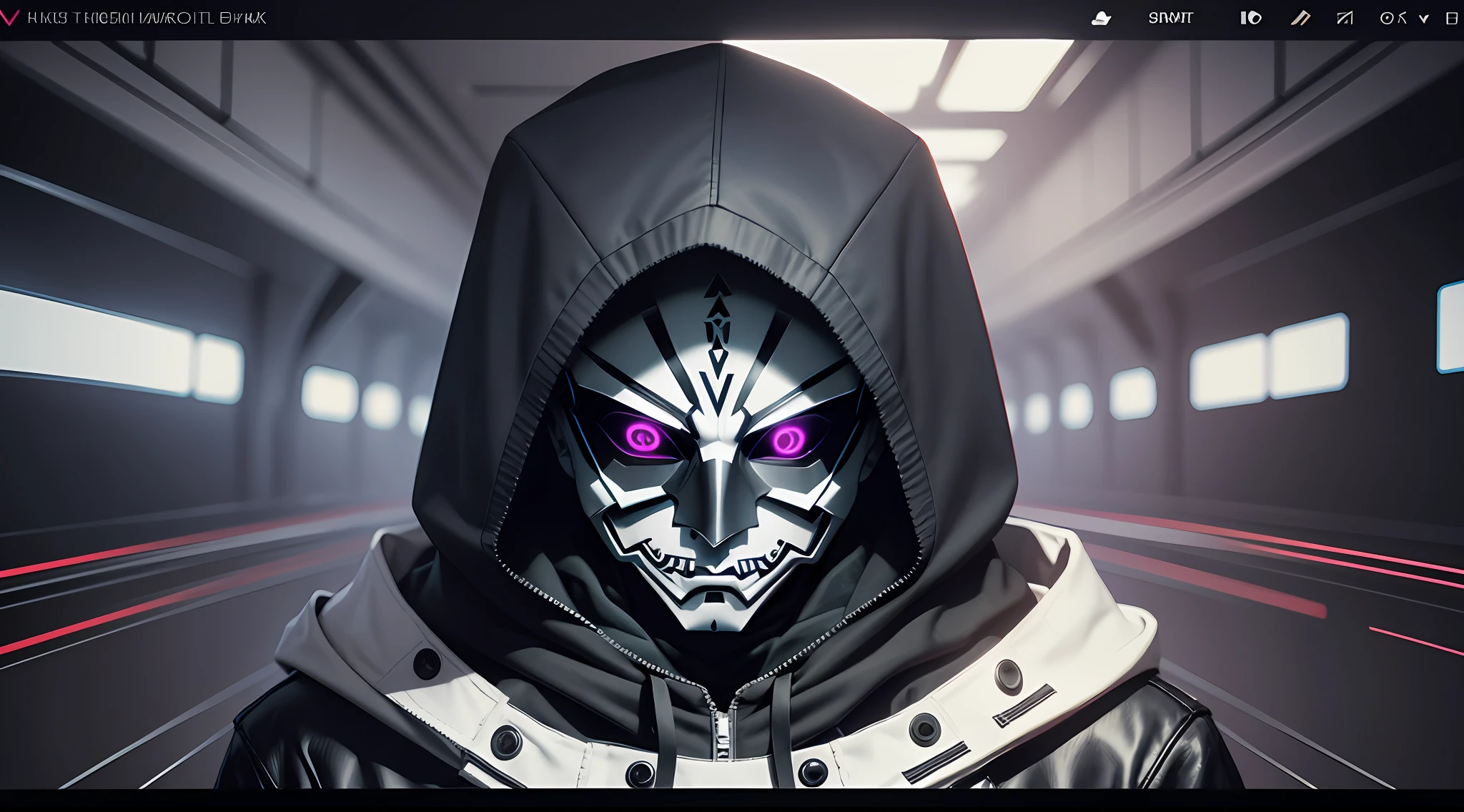 dark web evil hacker,using anonymous mask,dark art, obscure,4k --auto --s2