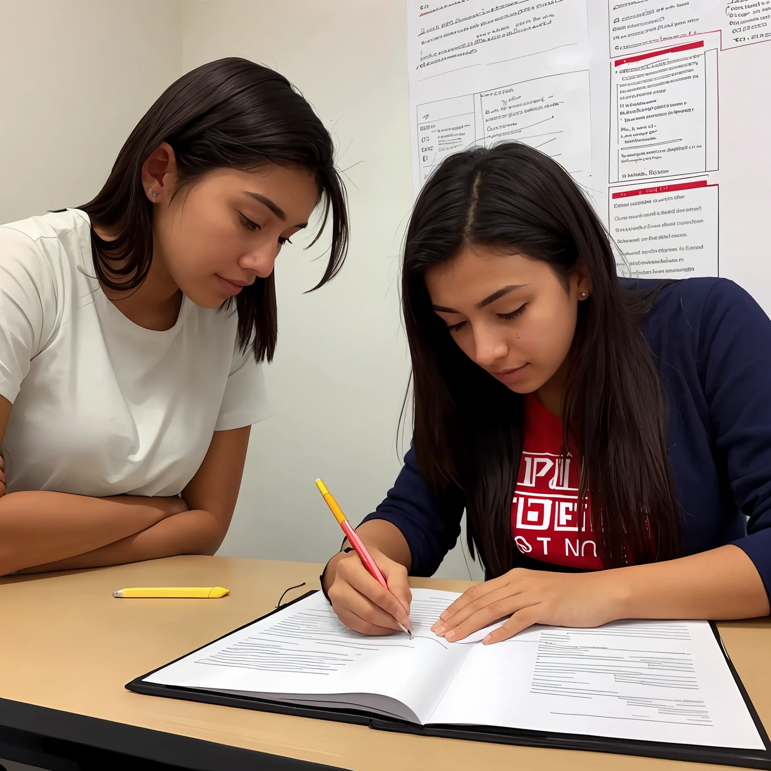 a student preparing for IELTS exam
