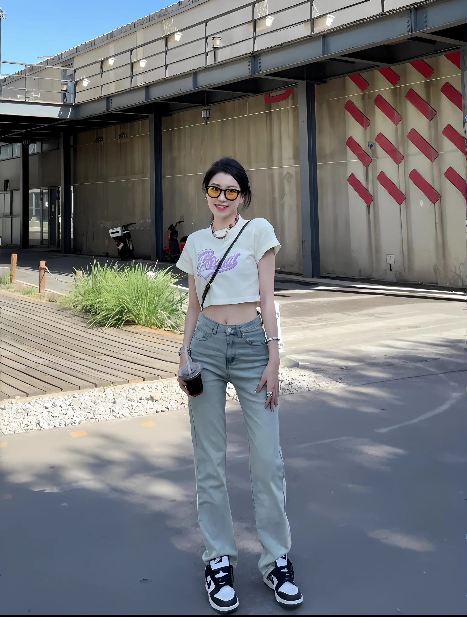 mix4, 20d, solo, long_hair, shirt, white dress, high_heels,full_body, look_at_viewer, (8k, raw photo, best quality, masterpiece:1.2), (photorealistic, photorealistic:1.37), professional lighting, photon mapping, radiosity, physically based rendering