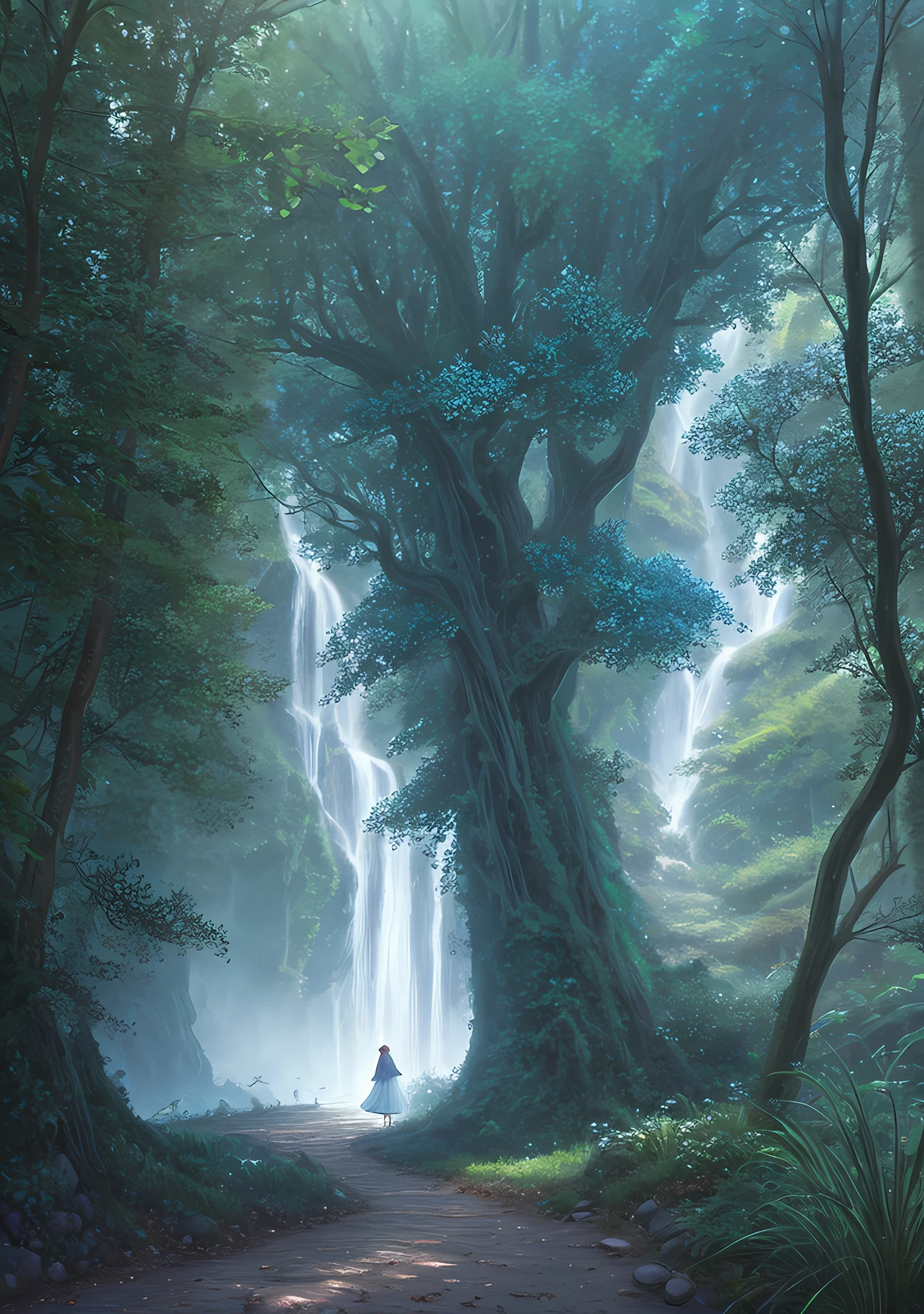 masterpiece, best quality, high quality,extremely detailed CG unity 8k wallpaper, An enchanting and dreamy scene of a fantasy forest, with towering trees, digged hole, hidden fairy glens, creating a sense of mystique and enchantment, artstation, intricate, trending, award winning photography, Bokeh, Depth of Field, HDR, bloom, Chromatic Aberration ,Photorealistic,extremely detailed, trending on artstation, trending on CGsociety, Intricate, High Detail, dramatic, art by midjourney