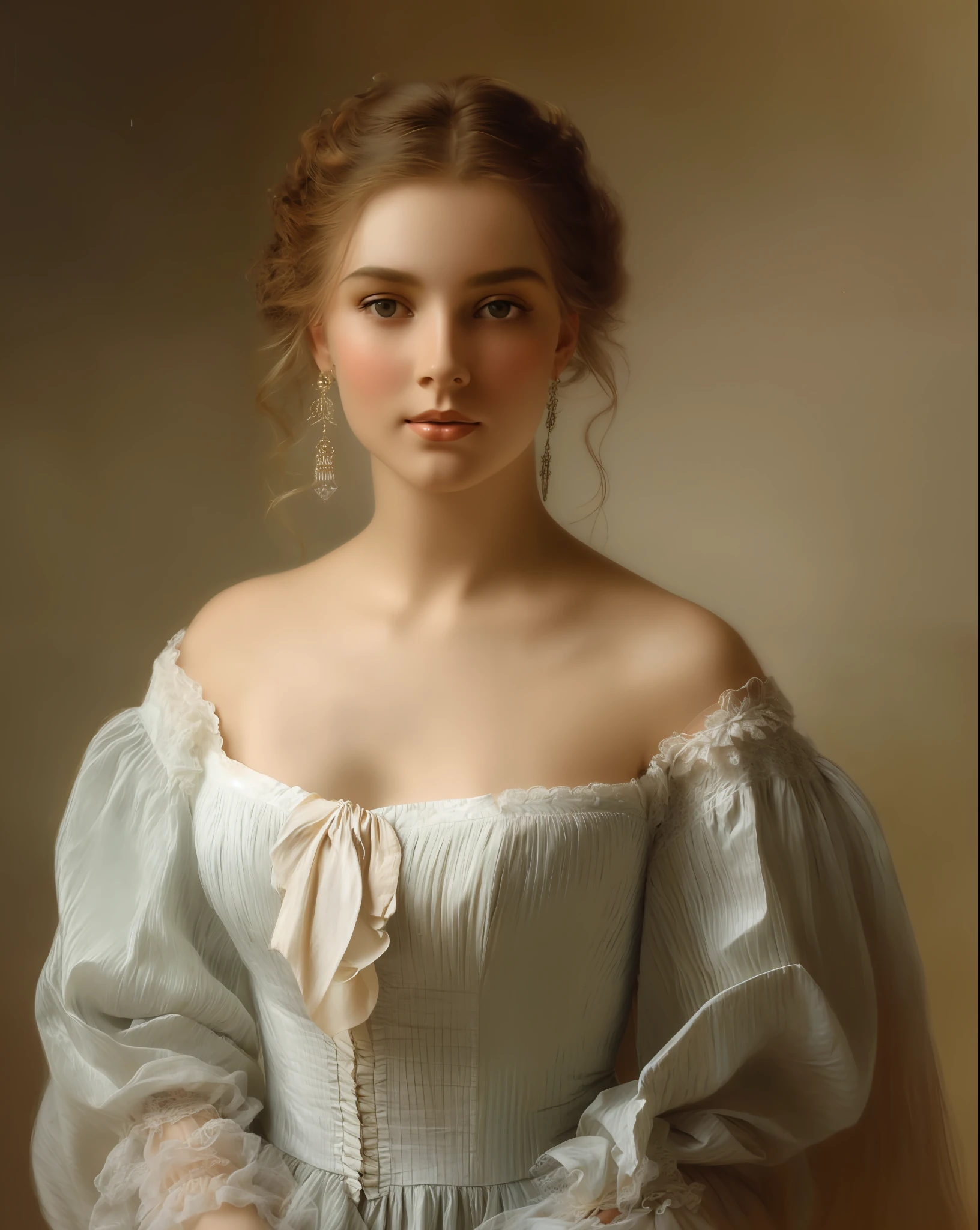 A painting by Albert Lynch, Ruan Jia, Gaston Bussiere, Alexandre Cabanel, Daniel F. Gerhartz, Jules Bastien-Lepage, Pierre Auguste Cot, Sophie Anderson, Jeremy Lipking, Thomas Lawrence, Bouguereau, Carle Van Loo, Jules Joseph Lefebvre, Roberto Ferri, 'aesthetically pleasing', exquisite, polished, refined, sophisticated, tasteful, harmonious, well-proportioned, well-formed, well-arranged, smooth, proportional, futuristic, steampunk