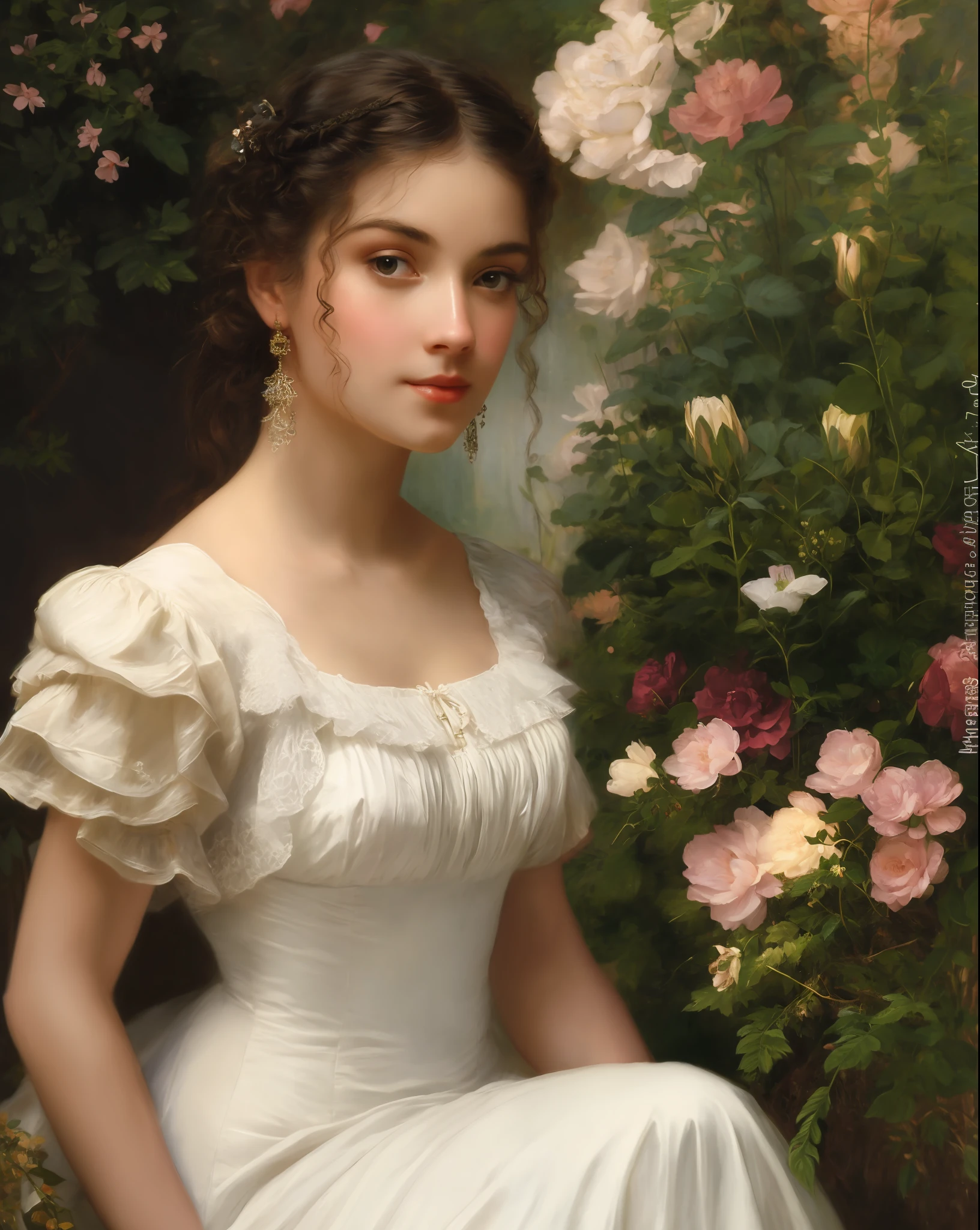 A painting by Albert Lynch, Ruan Jia, Gaston Bussiere, Alexandre Cabanel, Daniel F. Gerhartz, Jules Bastien-Lepage, Pierre Auguste Cot, Sophie Anderson, Jeremy Lipking, Thomas Lawrence, Bouguereau, Carle Van Loo, Jules Joseph Lefebvre, Roberto Ferri, 'aesthetically pleasing', exquisite, polished, refined, sophisticated, tasteful, harmonious, well-proportioned, well-formed, well-arranged, smooth, proportional, futuristic, steampunk