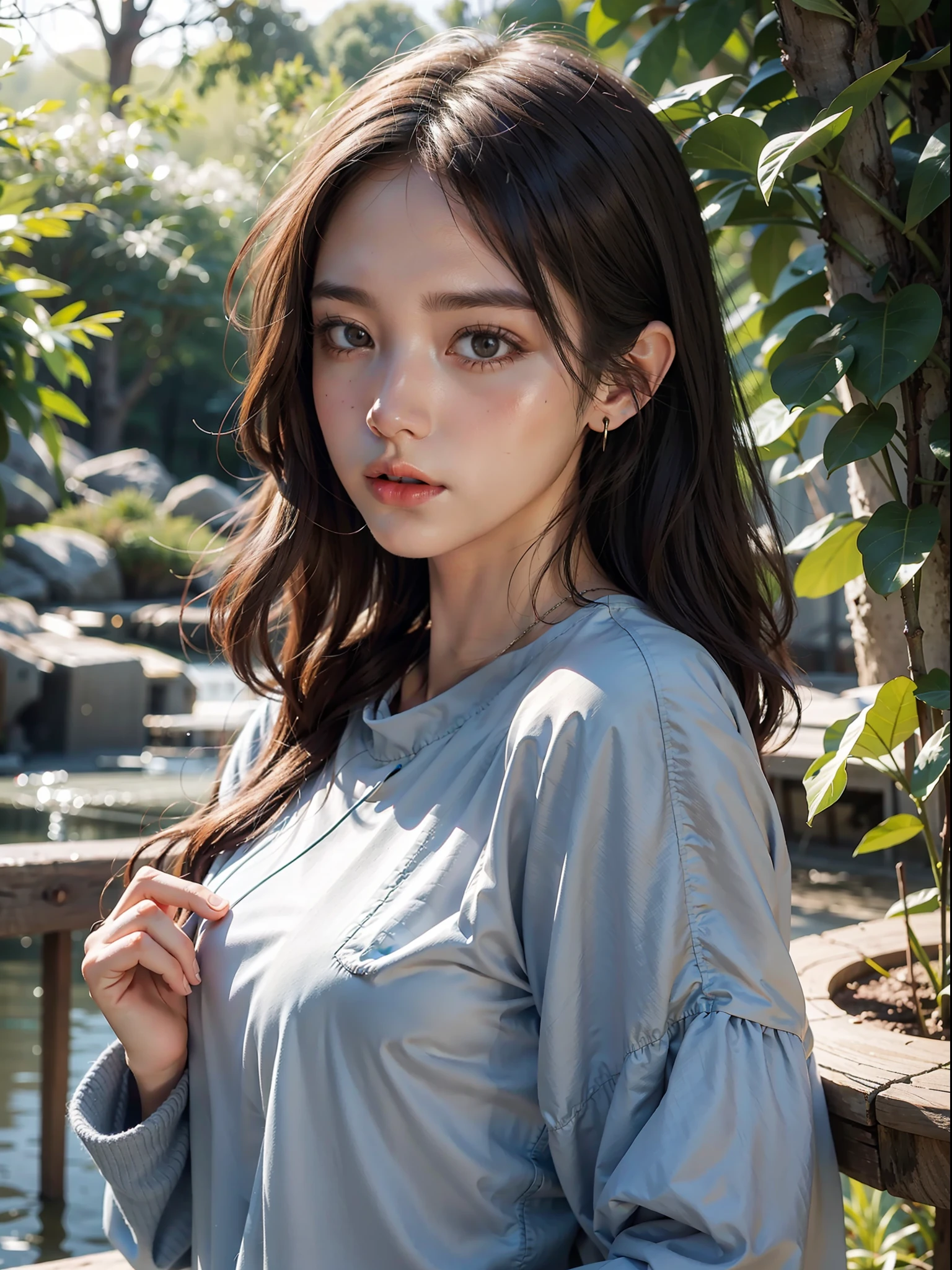 Beautiful girl, realistic