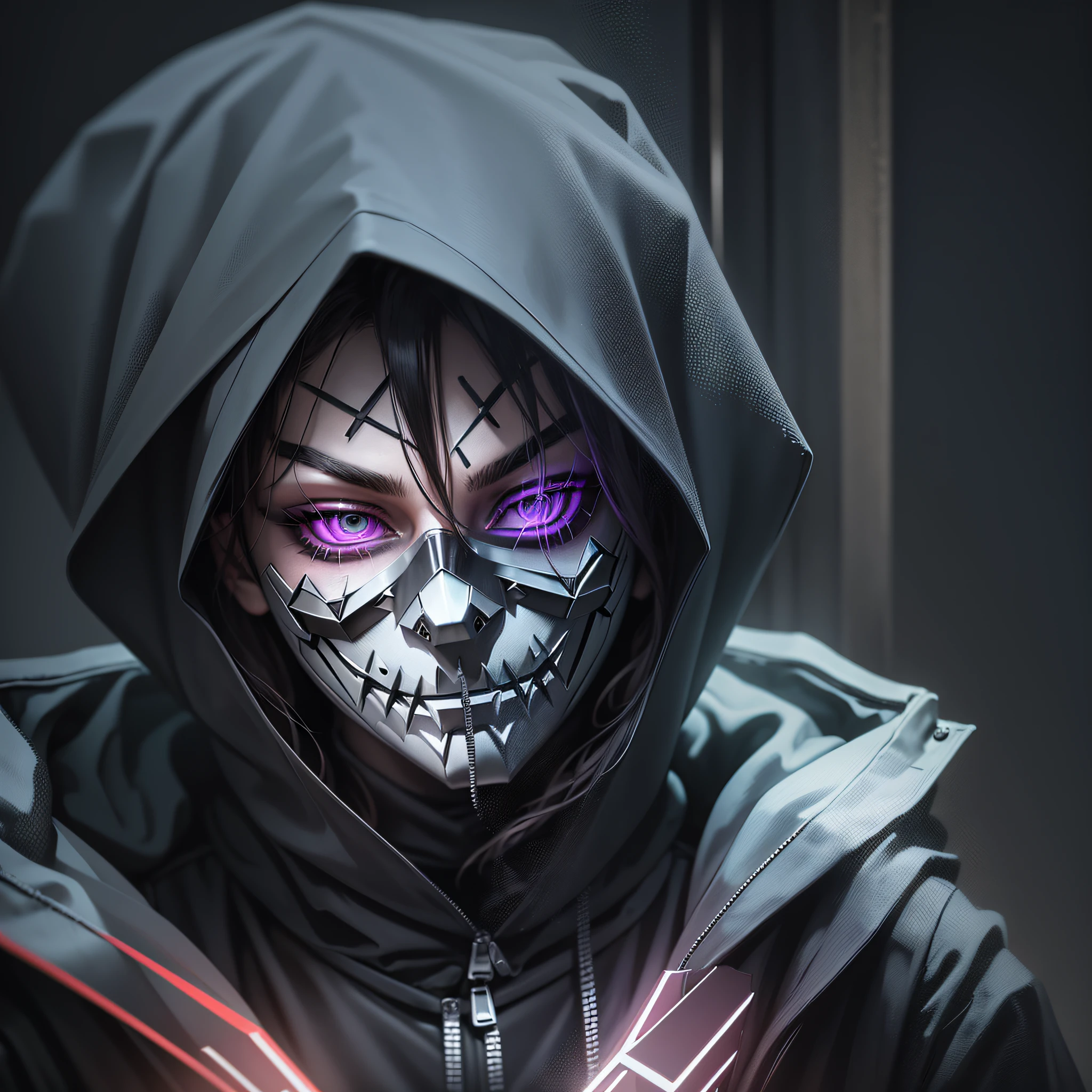 dark art evil hacker,using anonymous mask,darkweb,darkness,obscure,4k --auto --s2