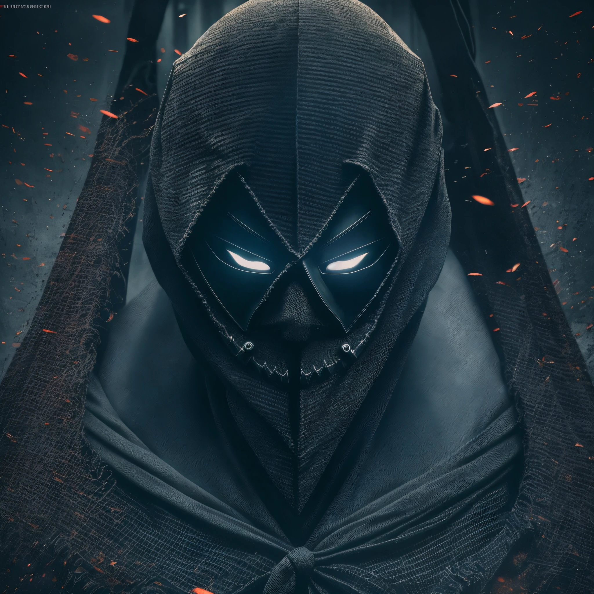 evil hacker,using anonymous mask,dark art,darkweb,darkness,obscure,dark background,4k --auto --s2