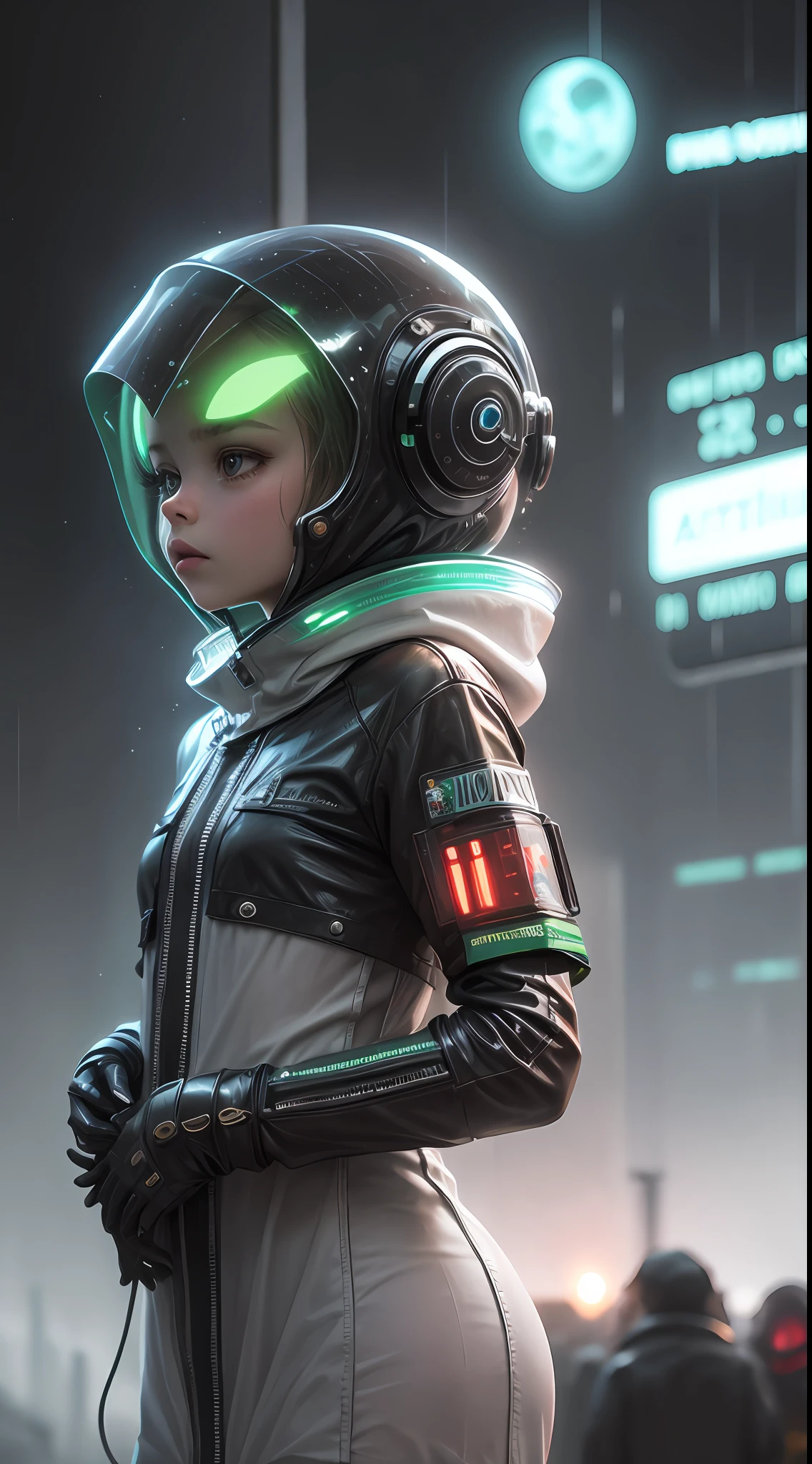 Alien love in the poisonous rain and the hum of spaceships