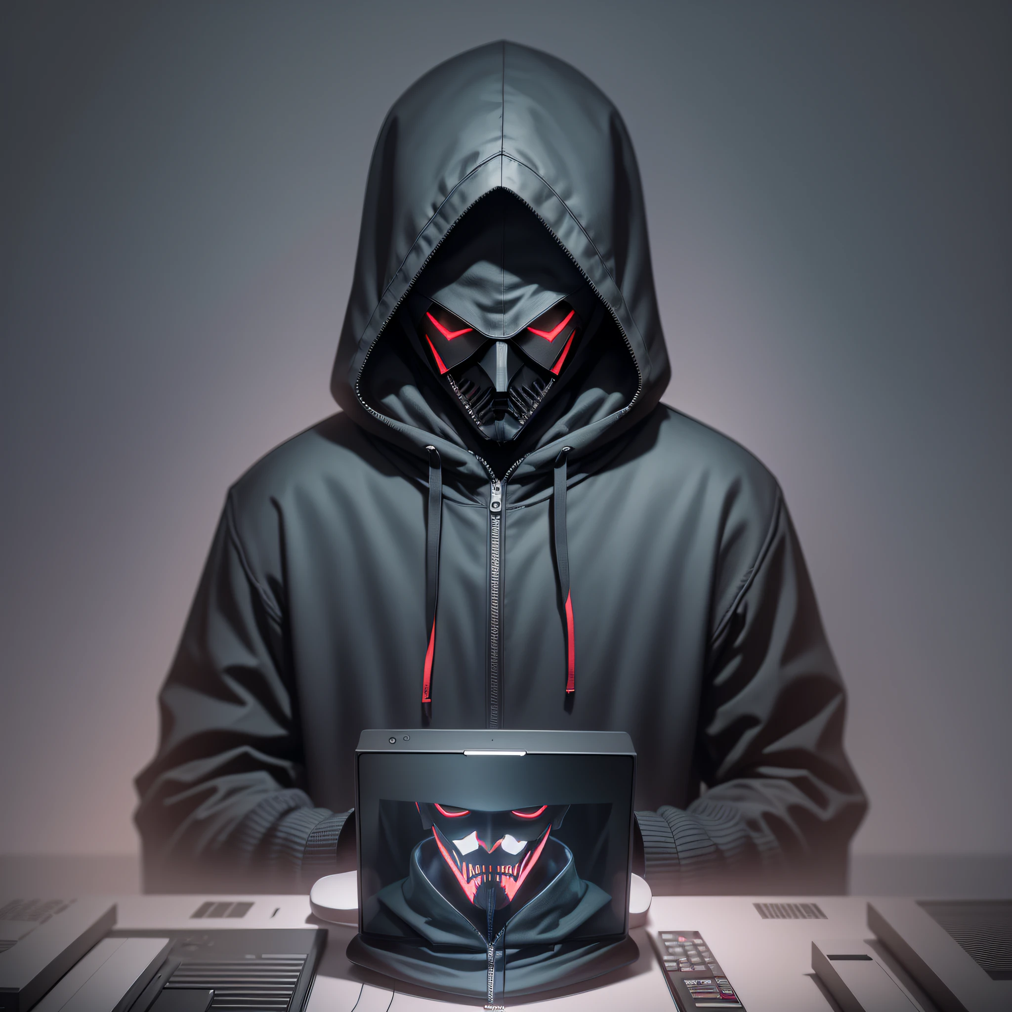evil hacker,using anonymous mask,dark art,darkweb,darkness,obscure,4k --auto --s2