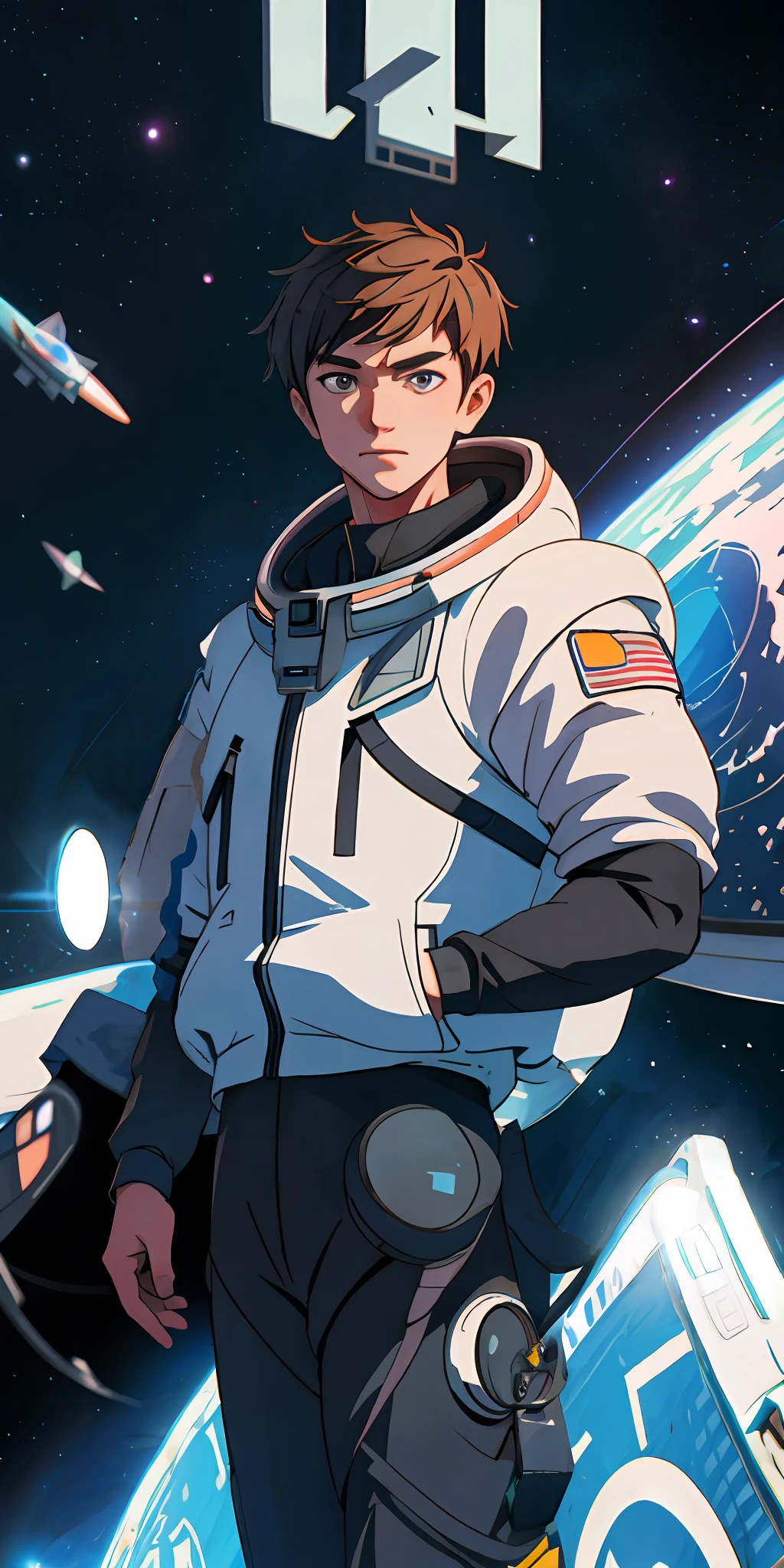 Space station background