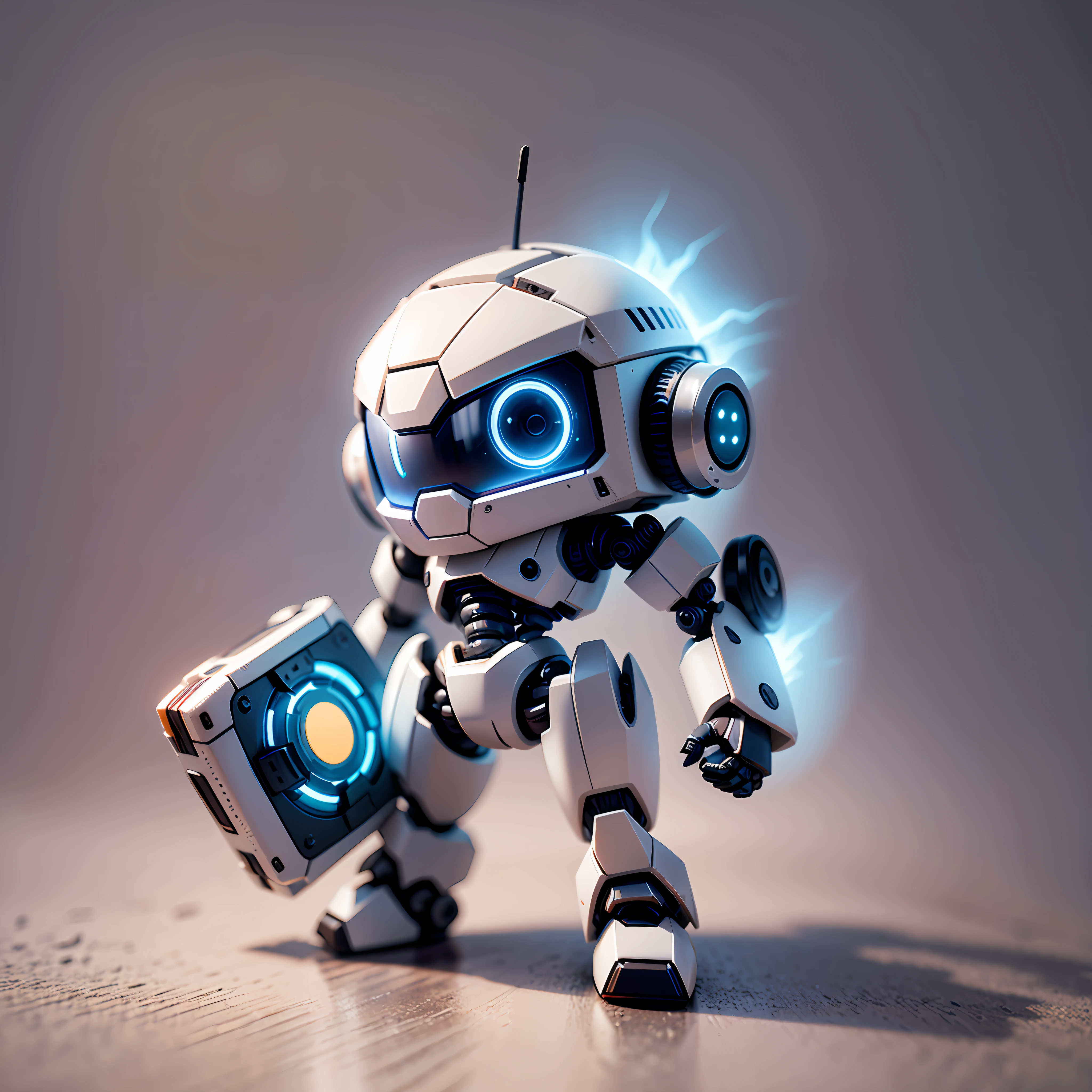 little robot , full body, isometric, 3d, cute, little cute chibi graphics, white background, soft shadows, high resolution --auto --s2