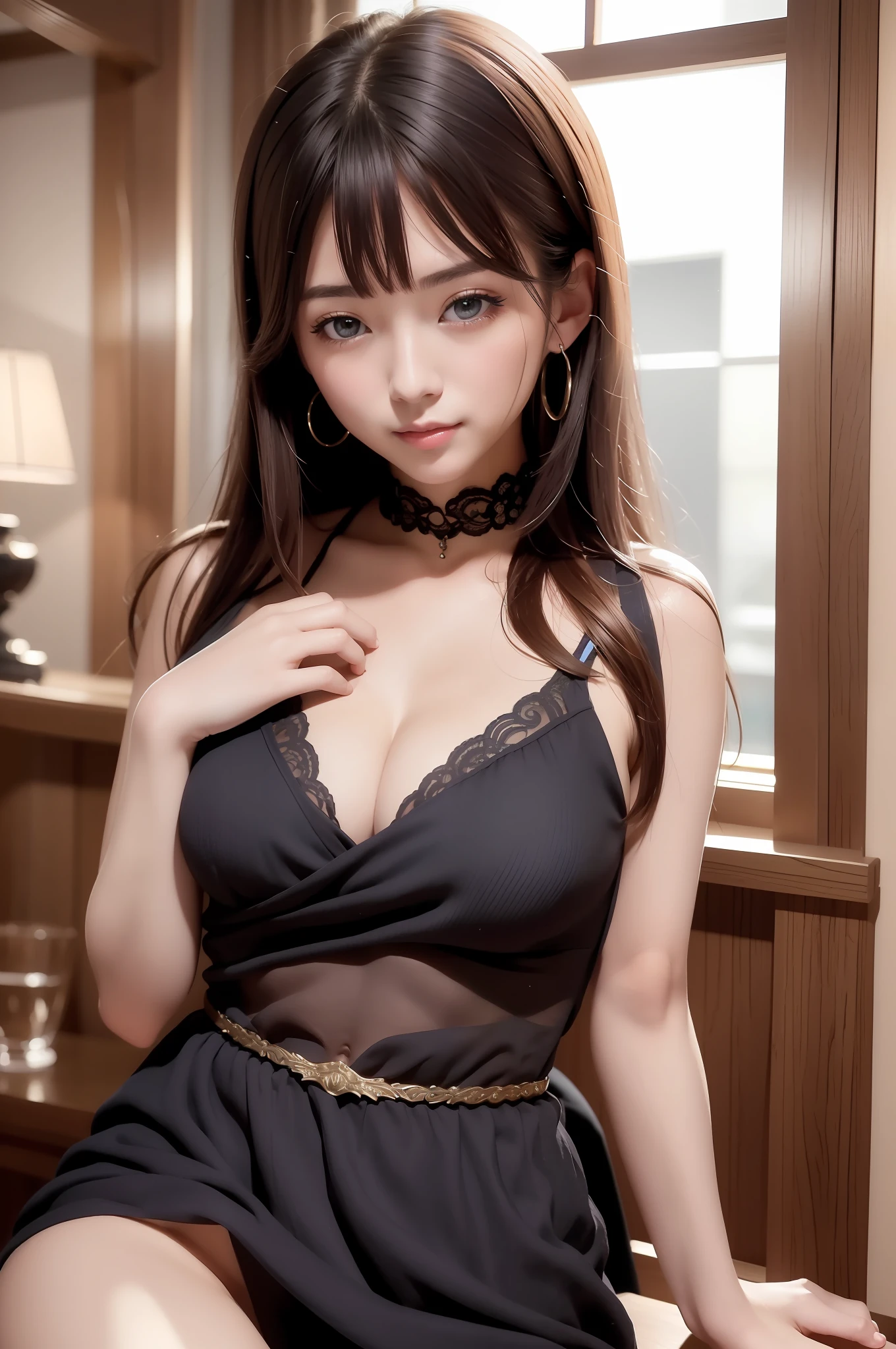 (8K, highest quality, masterpiece: 1,2), (ultra-realistic, photorealistic: 1,37), highest quality, masterpiece, beautiful woman, fantasy, smile, realistic, beautiful Japan woman, naked, straight hair, full body, cute, short hair, dynamic pose,