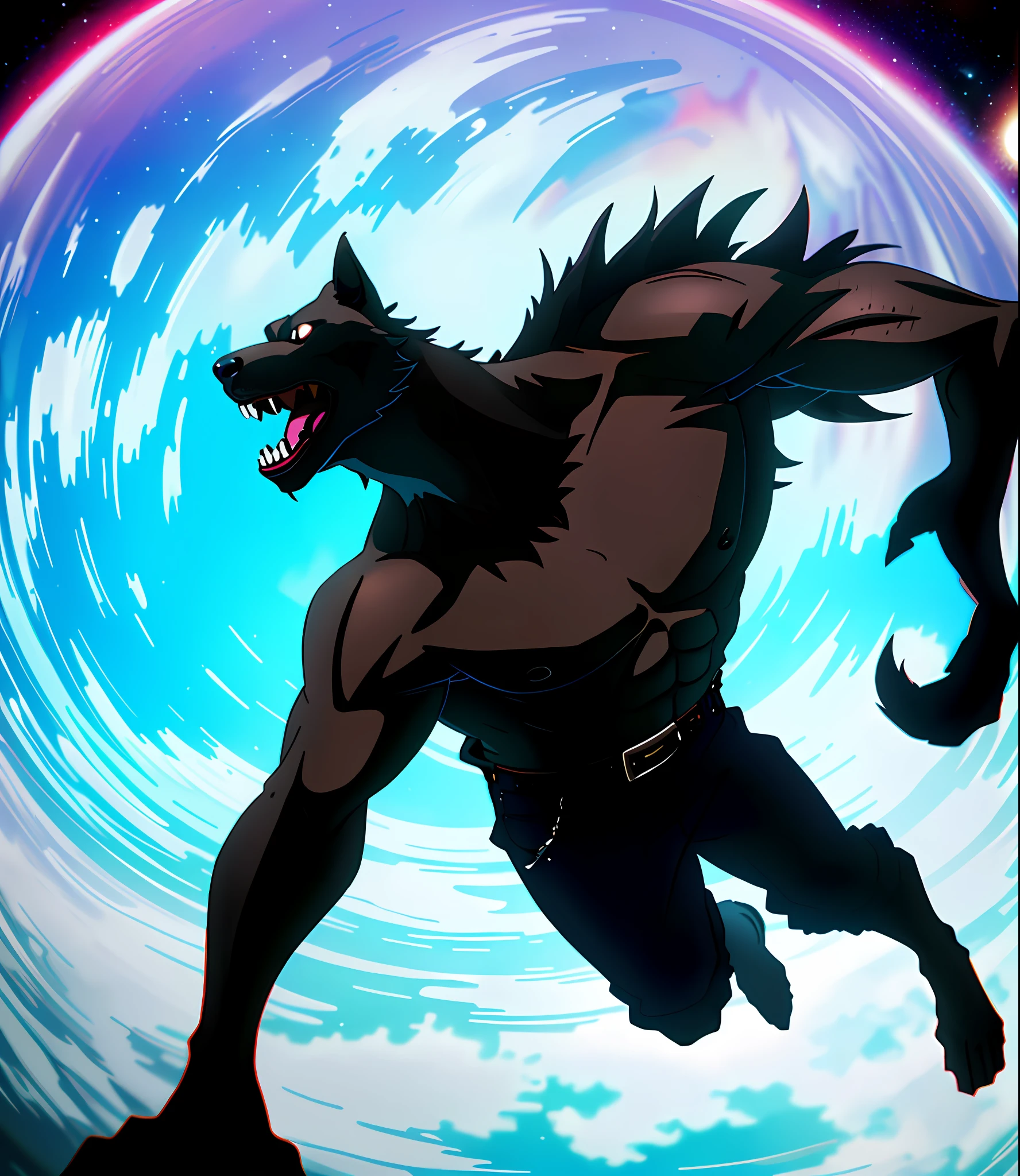 Black Dog, a guy who turns into a werewolf