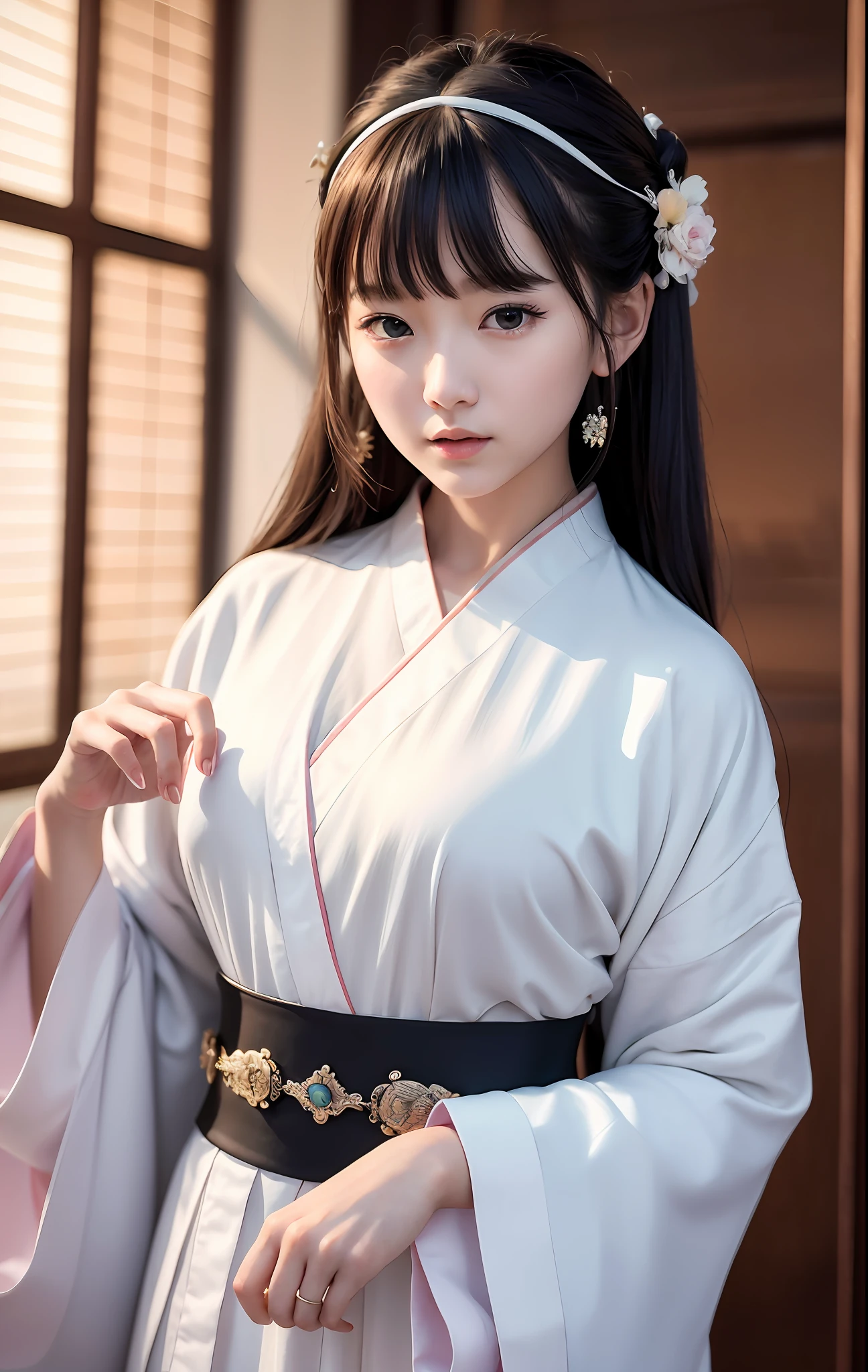 best quality ,masterpiece, illustration, an extremely delicate and beautiful, extremely detailed ,CG ,unity ,8k wallpaper, Amazing, finely detail, masterpiece,best quality,official art,extremely detailed CG unity 8k wallpaper,absurdres, incredibly absurdres, huge filesize , ultra-detailed, highres, extremely detailed,beautiful detailed girl, extremely detailed eyes and face, beautiful detailed eyes,light on face,(Hanfu:1.1),1girl