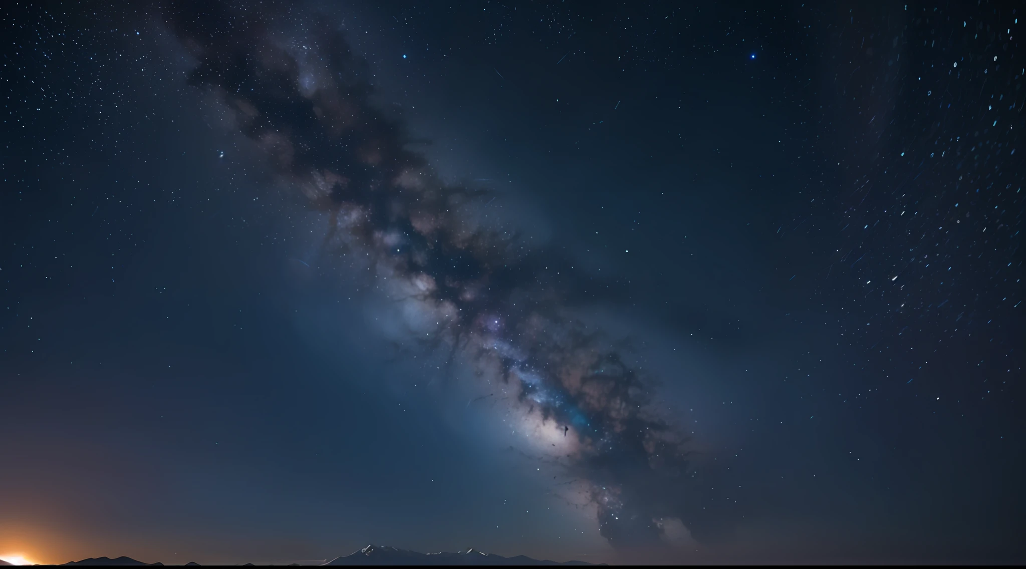 Star-studded night sky, ultra high definition, top quality, exquisite details, photographs, (photorealistic: 1.5)