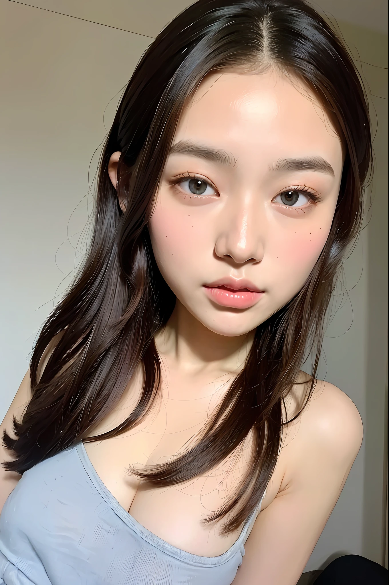 ((Top Quality, 8k, Masterpiece: 1.3)), 1 Girl (Casual Hairstyle, Small), Bikini, Indoor, Ultra Detailed Face, Detailed Eyes, Double Eyelids, Full Body, Japan People