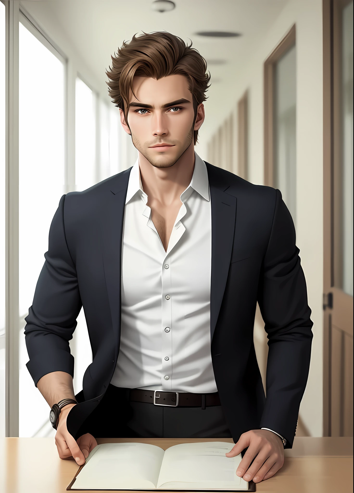 Handsome and compelling
