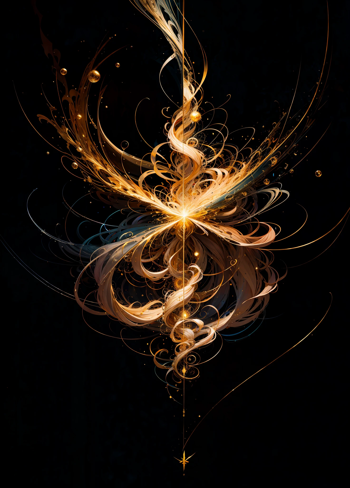 official art, unity 8k wallpaper, ultra detailed, beautiful and aesthetic, beautiful, masterpiece, white long hair, floating hair, long hair, best quality, (zentangle, mandala, tangle, entangle), ,leilinggeng,lightning,,Lots of lightning,drawing,lightning elemental energy towards himself,Beautiful girl,The body is wrapped in lightning, dynamic angle, cowboyshot, the most beautiful form of chaos, elegant, white dress, golden long hair, a brutalist designed, vivid colours, romanticism, by james jean, roby dwi antono, ross tran, francis bacon, michal mraz, adrian ghenie, petra cortright, gerhard richter, takato yamamoto, ashley wood, atmospheric, (zentangle, mandala, tangle, entangle) enjoying a stream of music, where you can visualize the notes, ??????? of musical notes, streaming musical notes visible, holy light,gold foil,gold leaf art,glitter drawing, gold floating particles