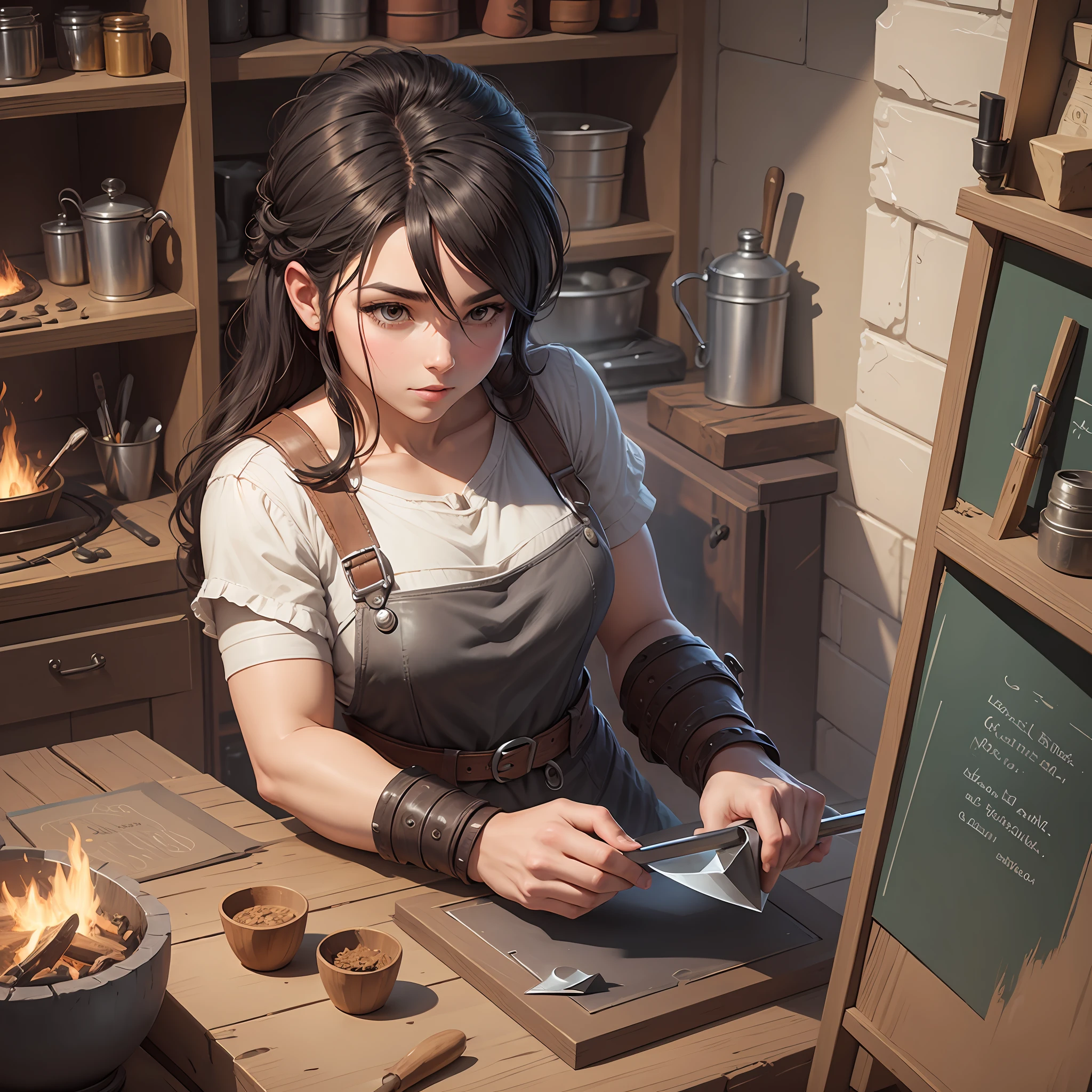 Draw a blacksmith --auto --s2