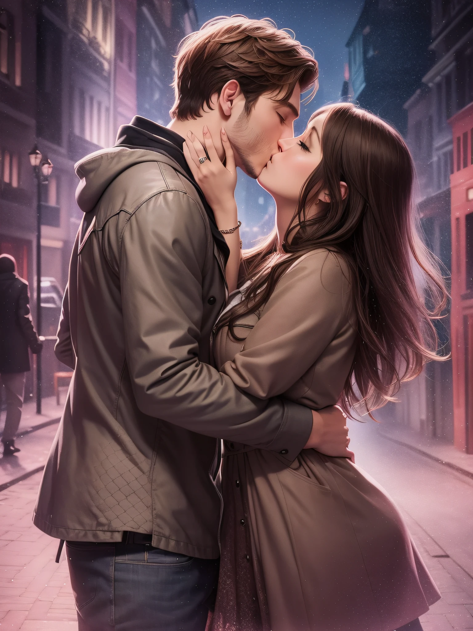 Me and him, a kiss